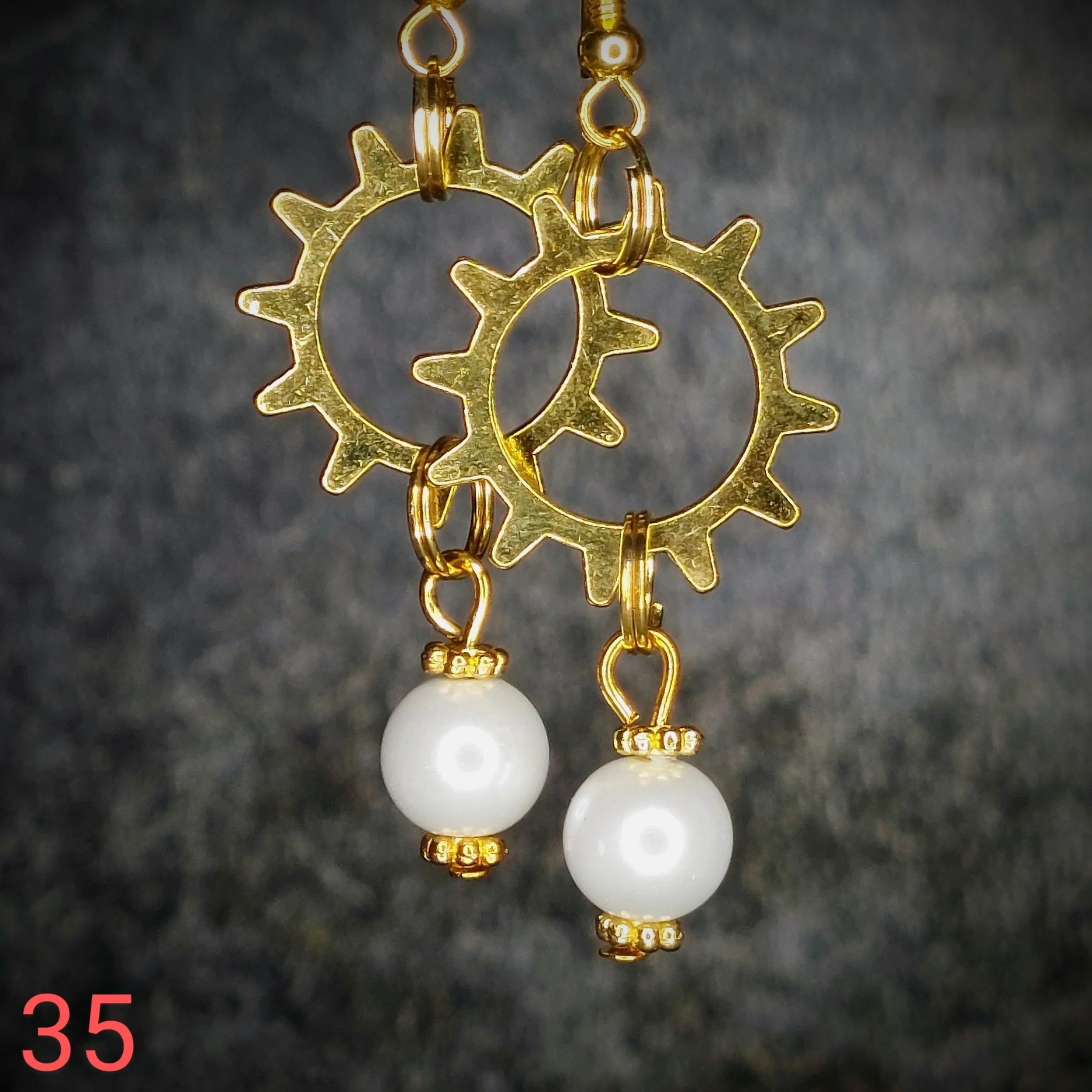 Steampunk Earrings No. 35