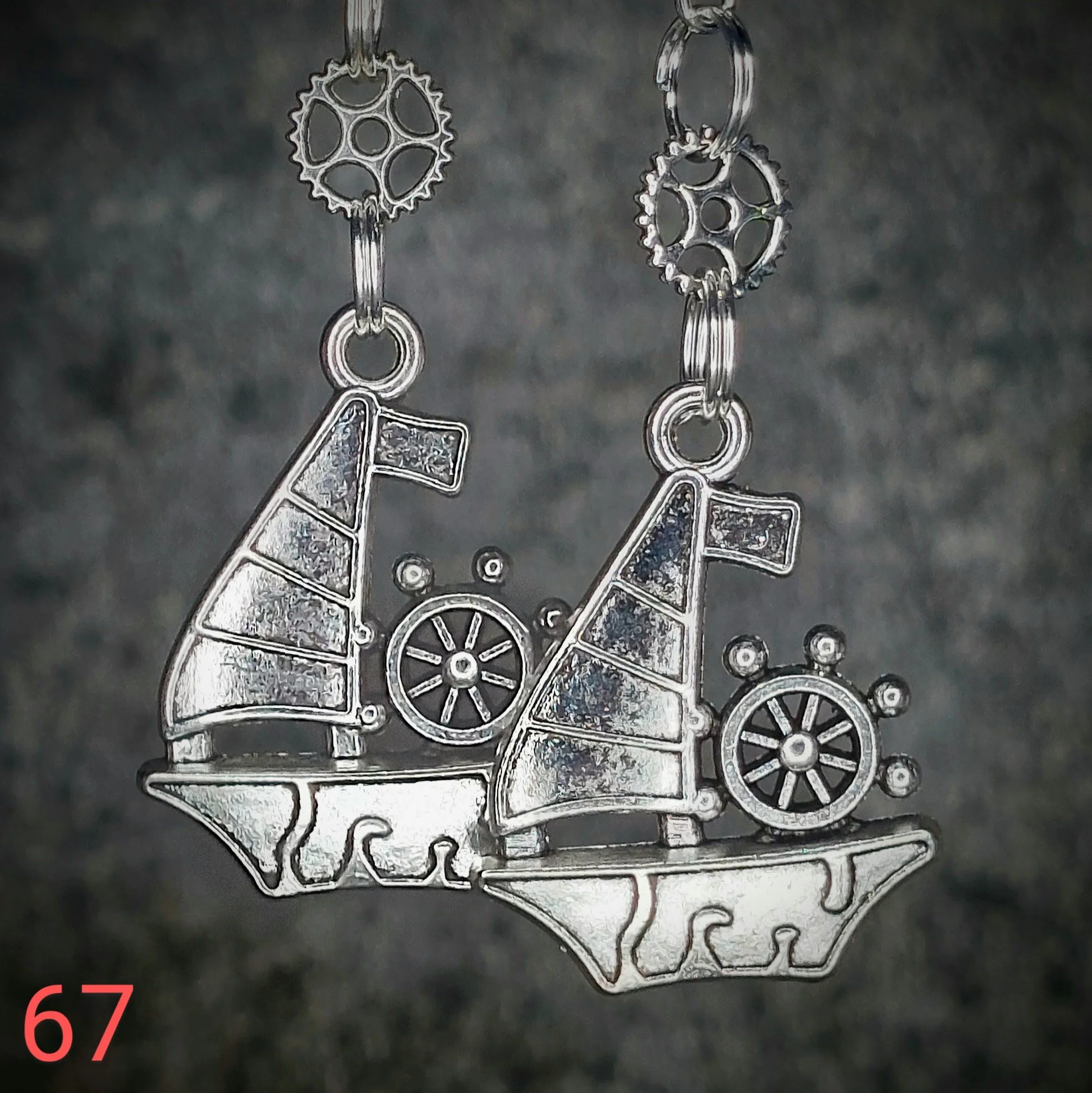 Steampunk Earrings No. 67