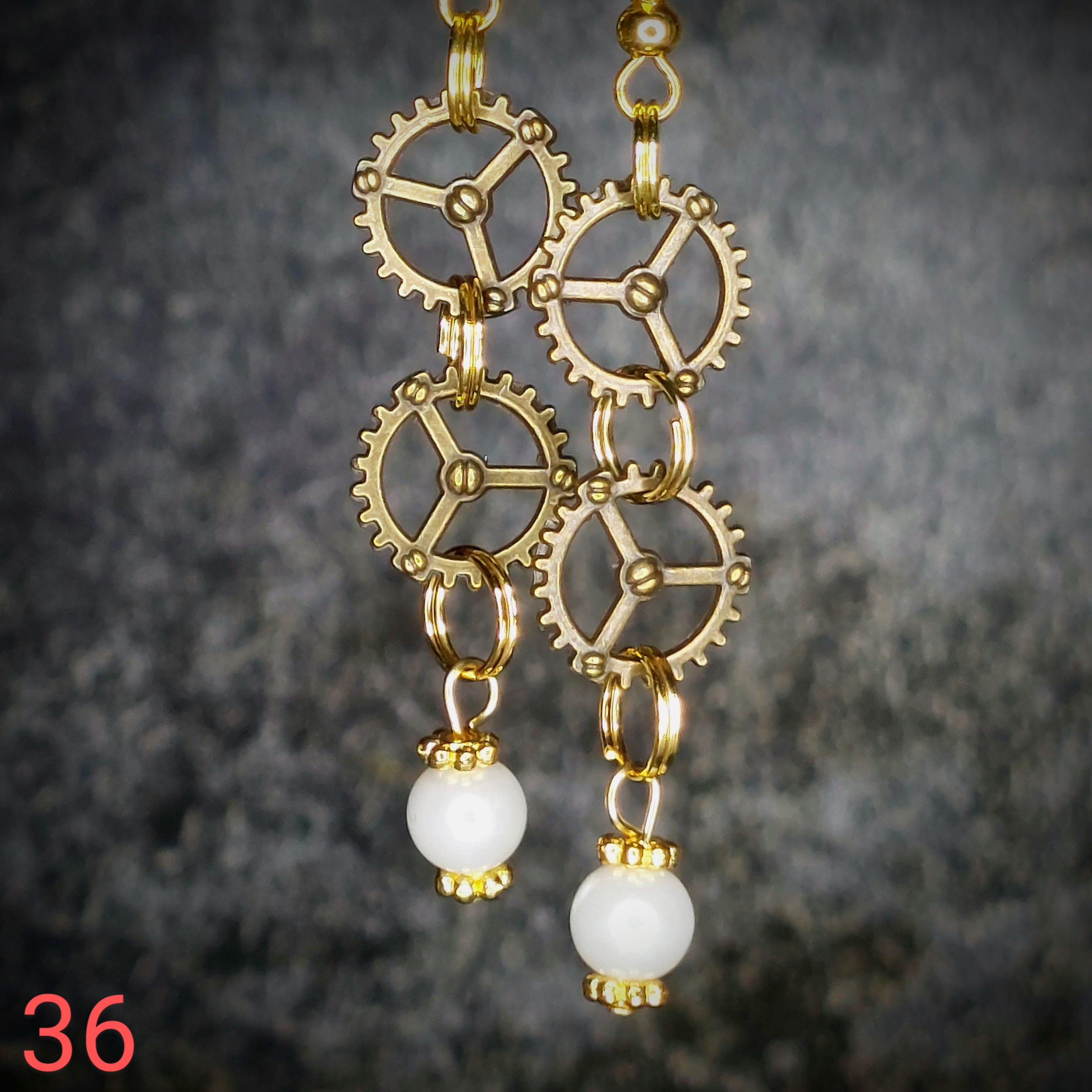 Steampunk Earrings No. 36