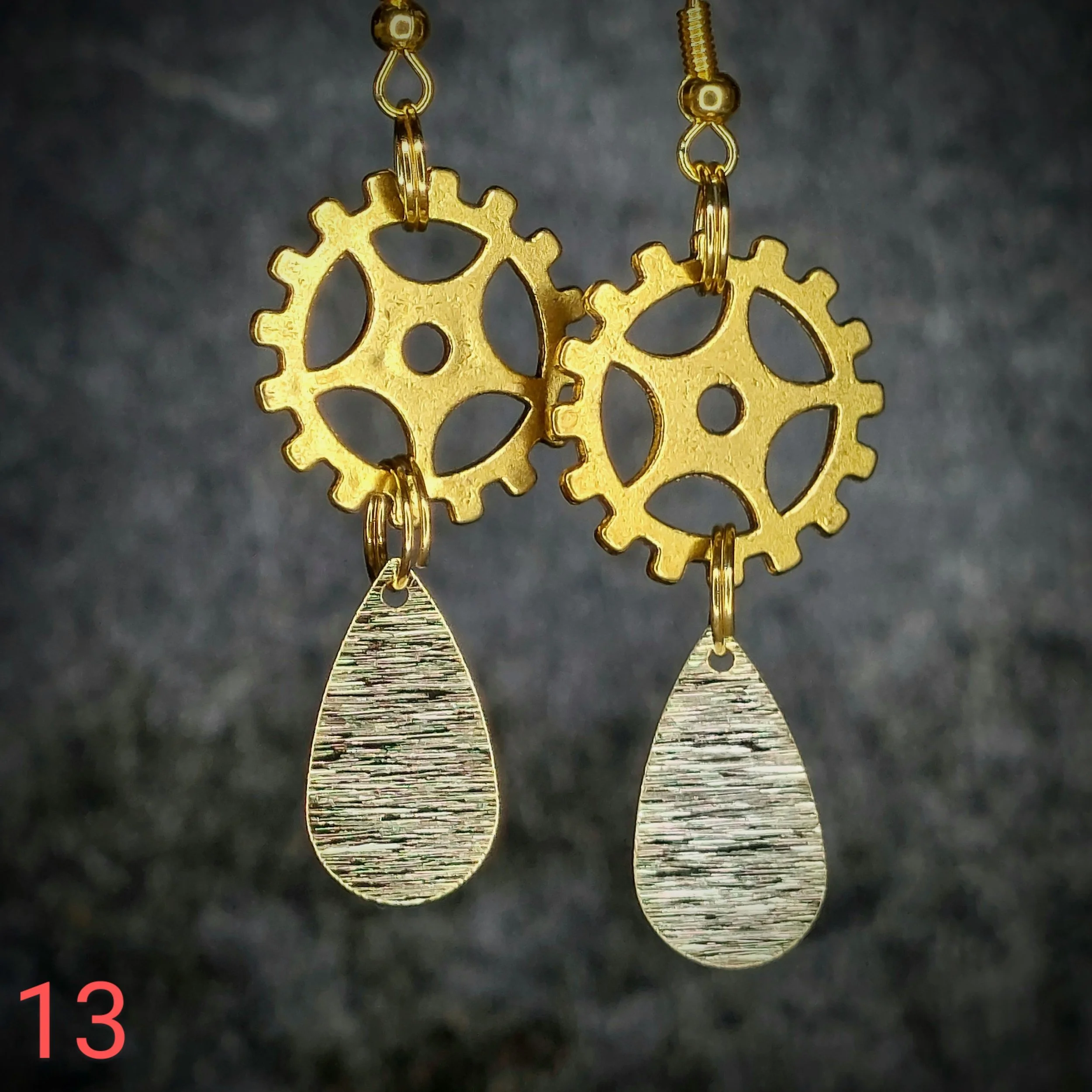 Steampunk Earrings No. 13