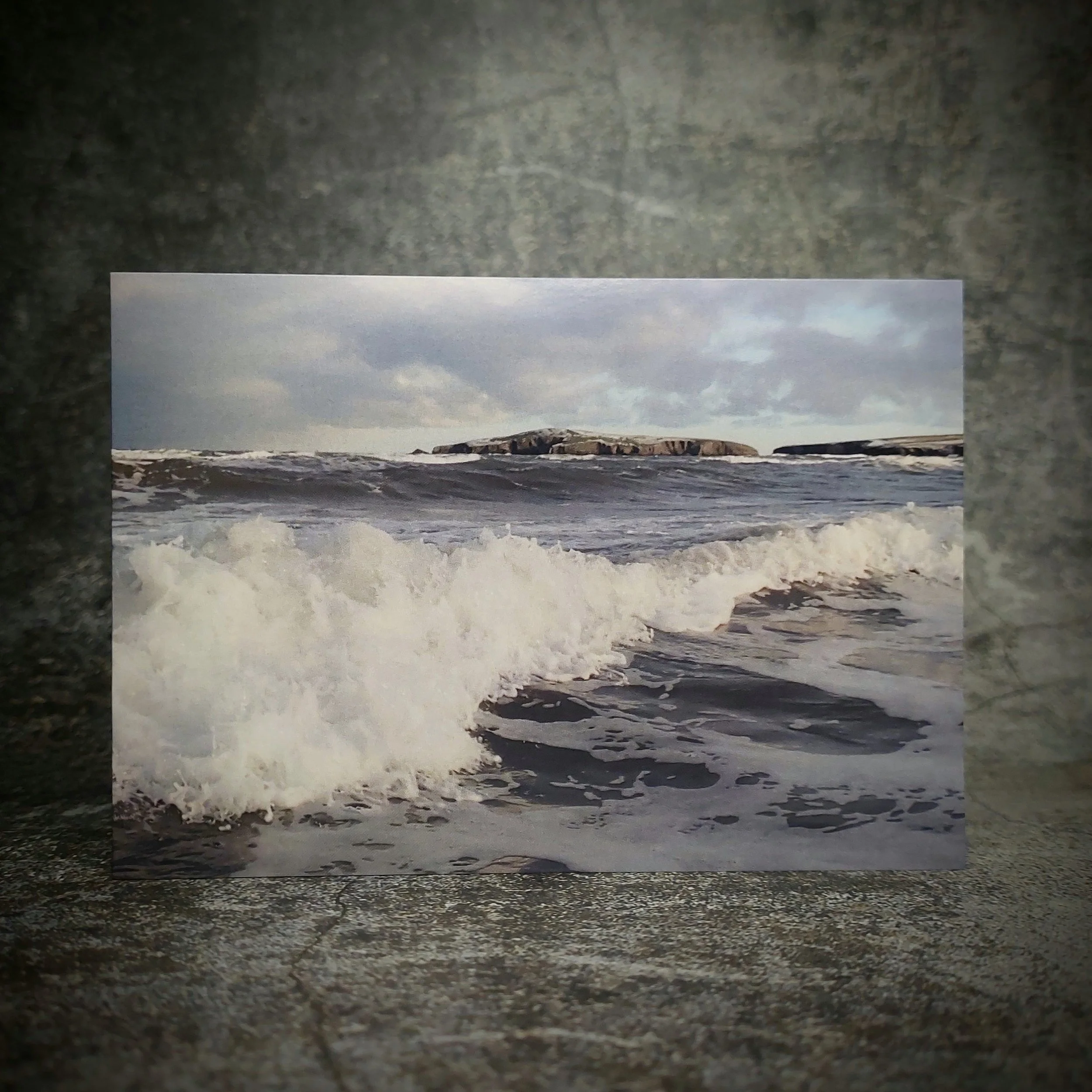 Cardigan Island in Winter 6x4 Photo Card