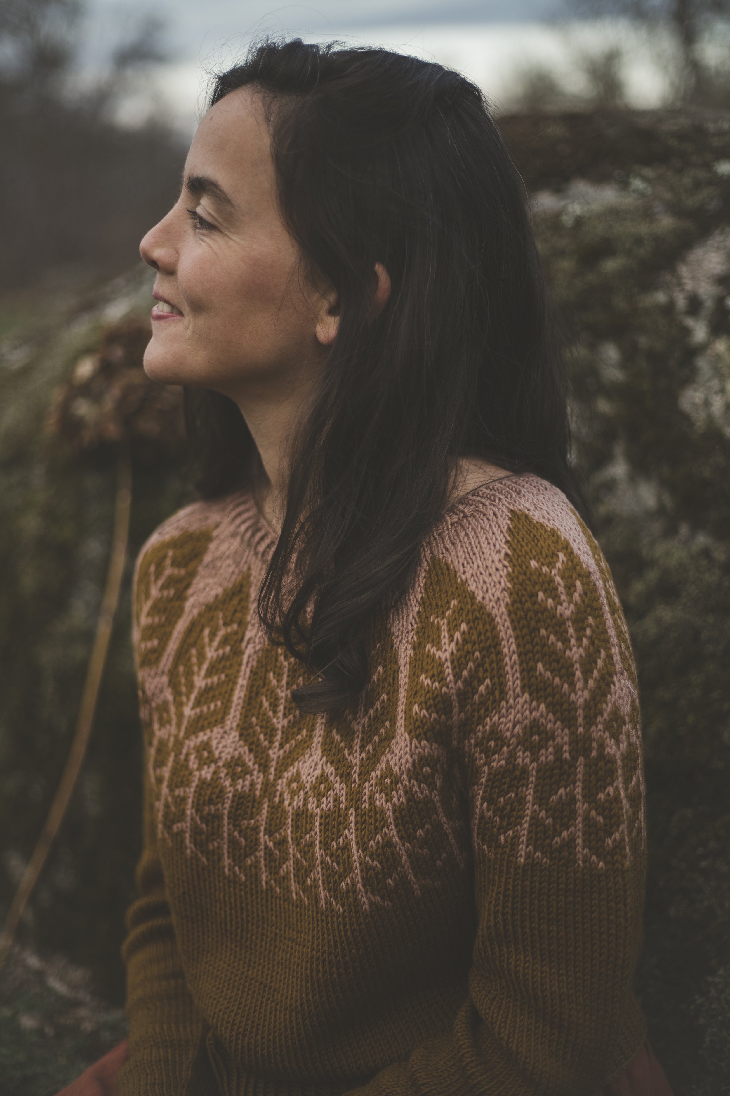 Tejido con agujas Carmen Garcia de mora.