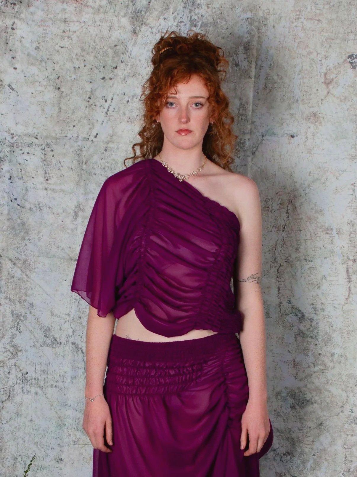 Trapezium Tank - Magenta