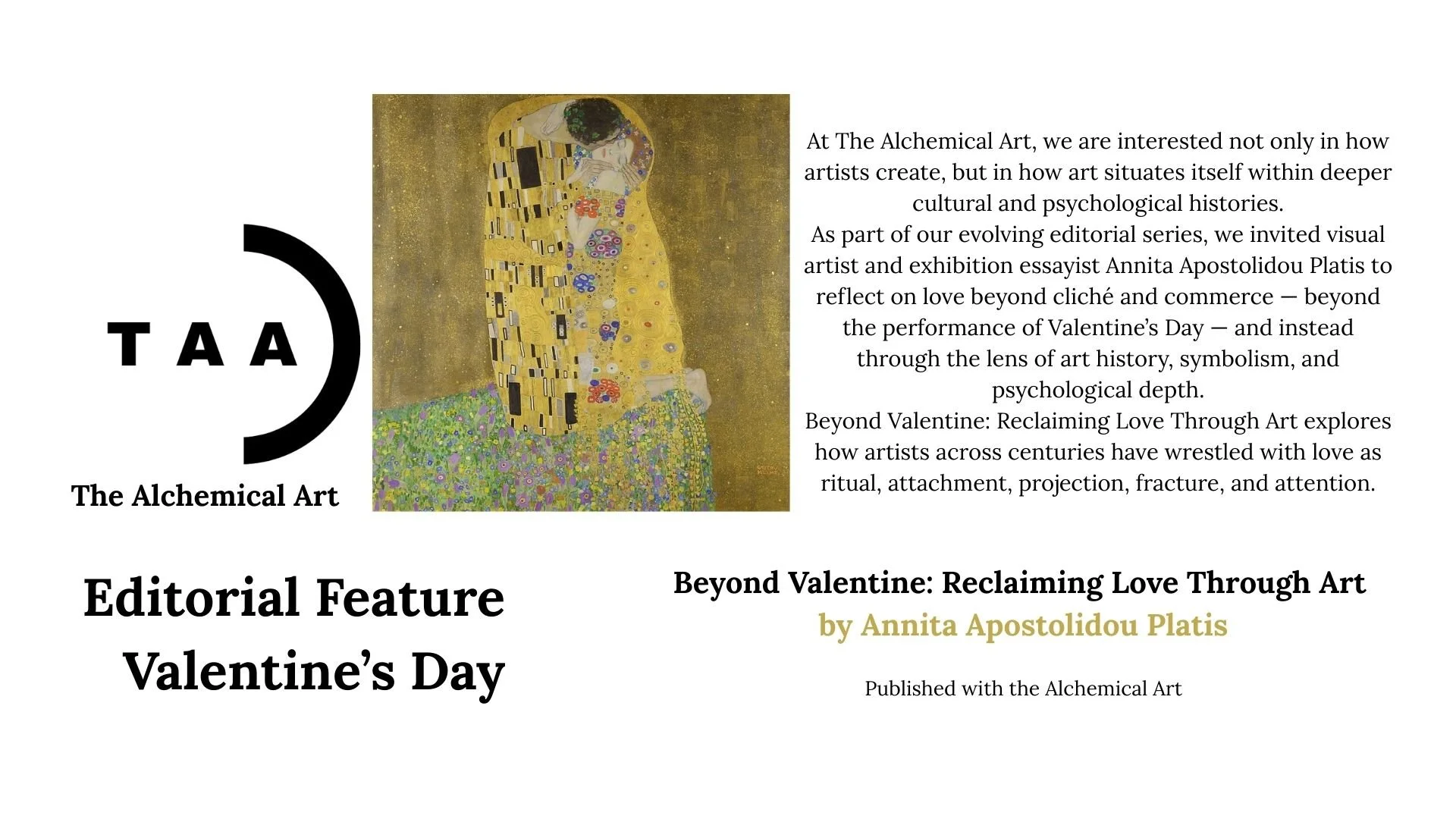 Beyond Valentine – Curatorial Essay on Love, Art &amp; Psychology | Annita Apostolidou Platis