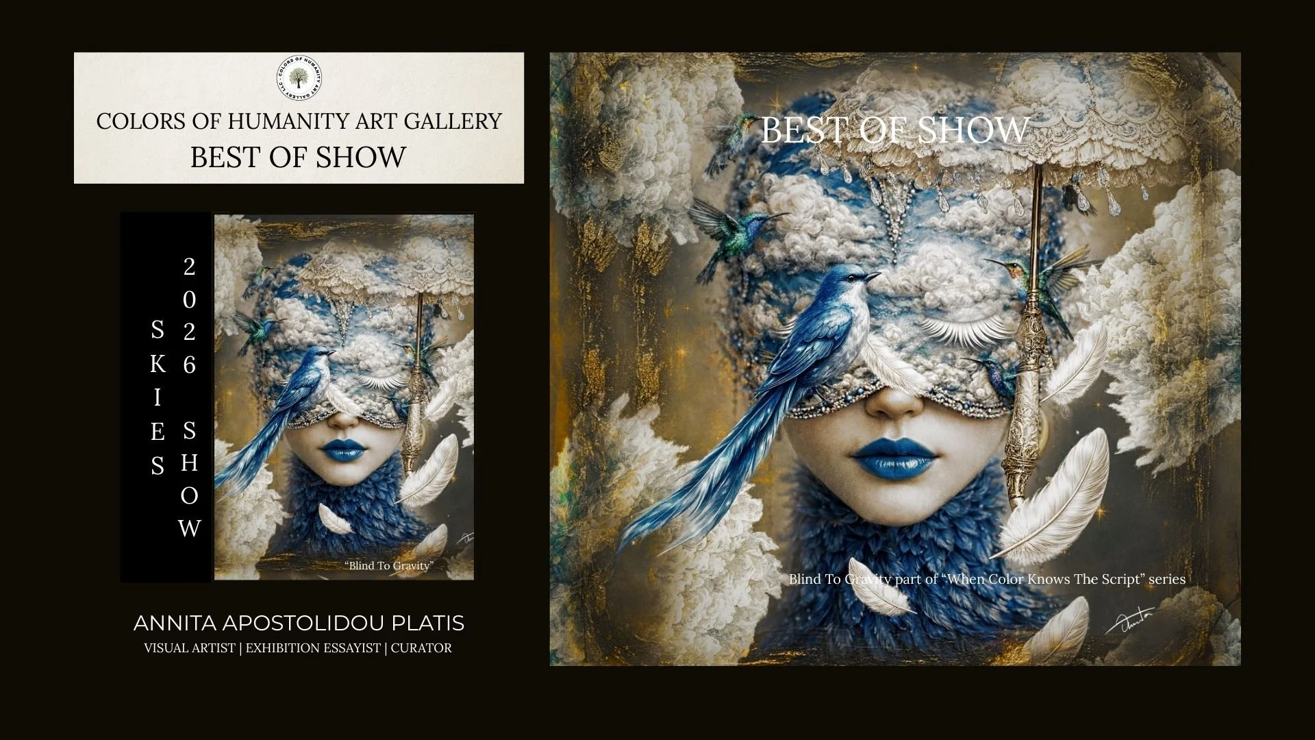 Best of Show – Skies 2026 | Blind to Gravity by Annita Apostolidou Platis