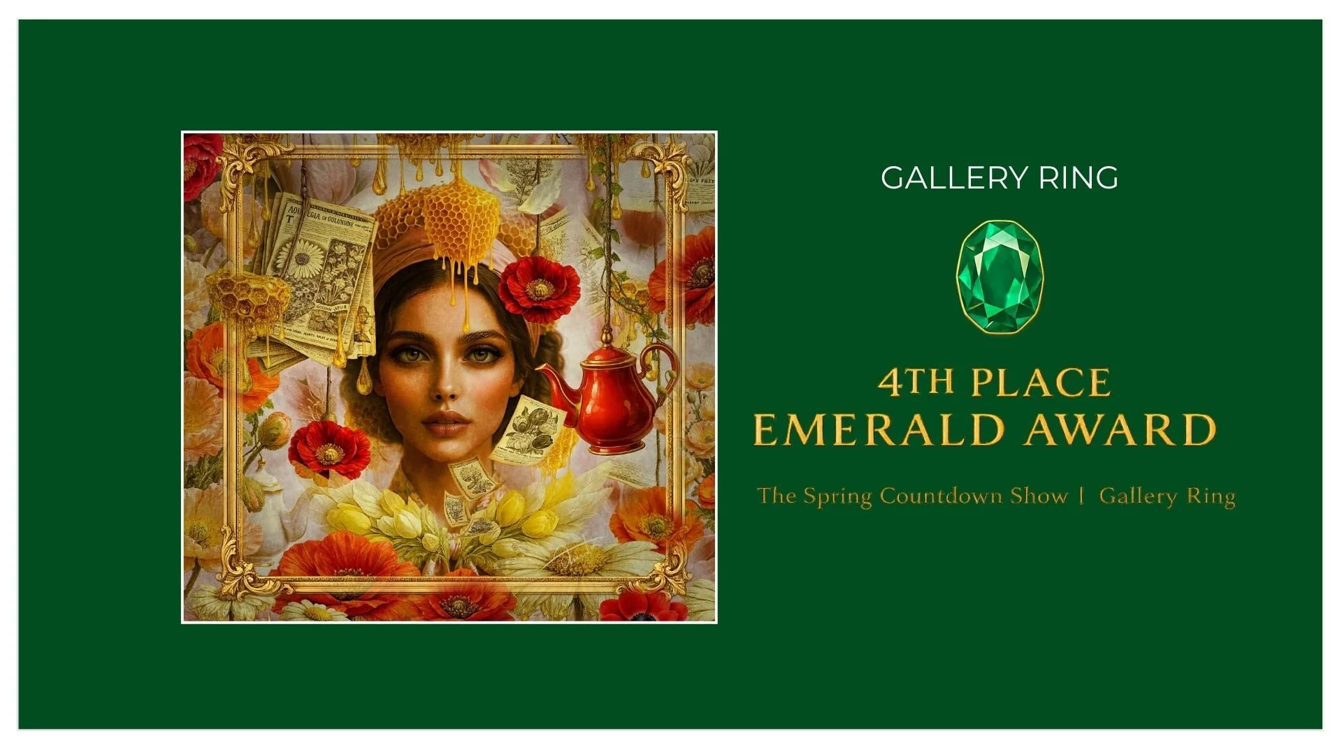 Mellifera Receives 4th Place Emerald Award – Spring Countdown Show 2026 | Gallery Ring