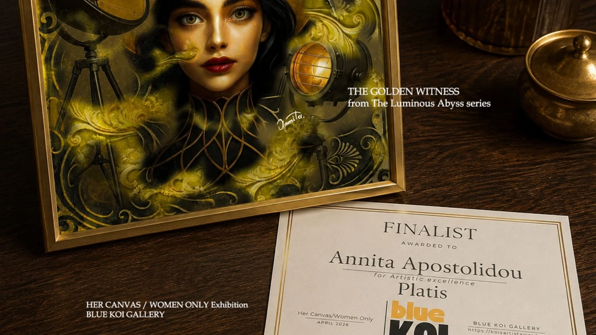 Her Canvas 2026 Finalist Selection | Annita Apostolidou Platis at Blue Koi Gallery