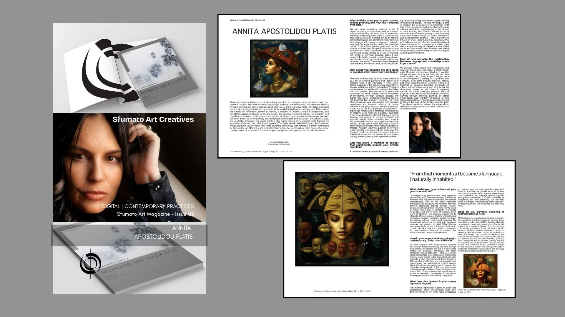 Featured in DIGITAL | CONTEMPORARY PRACTICES | Sfumato Art Magazine – Issue 03