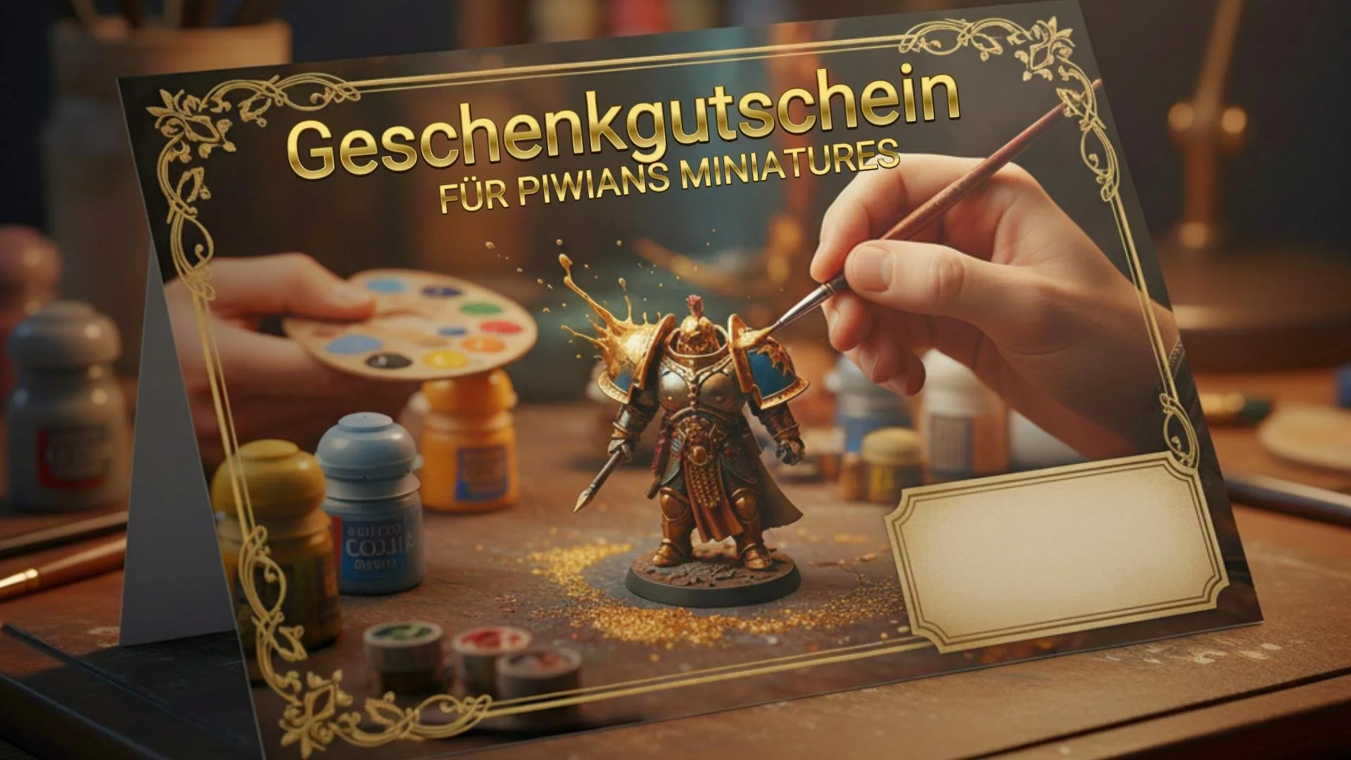 Geschenkgutschein für Piwians Miniatures