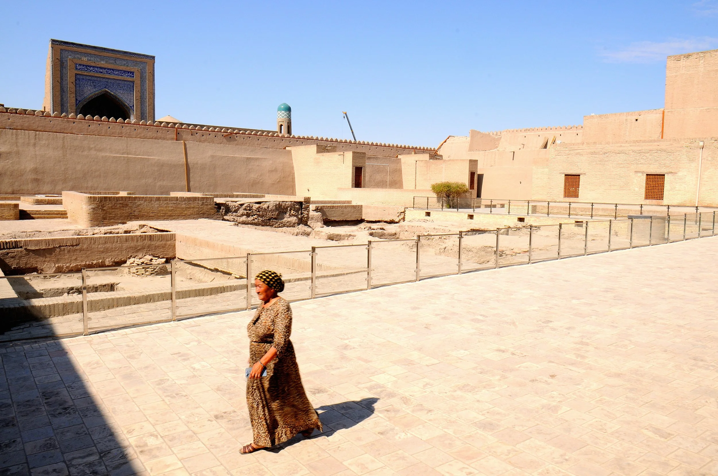 Khiva - sito archeologico dell'Ark, fortezza del XII secolo
