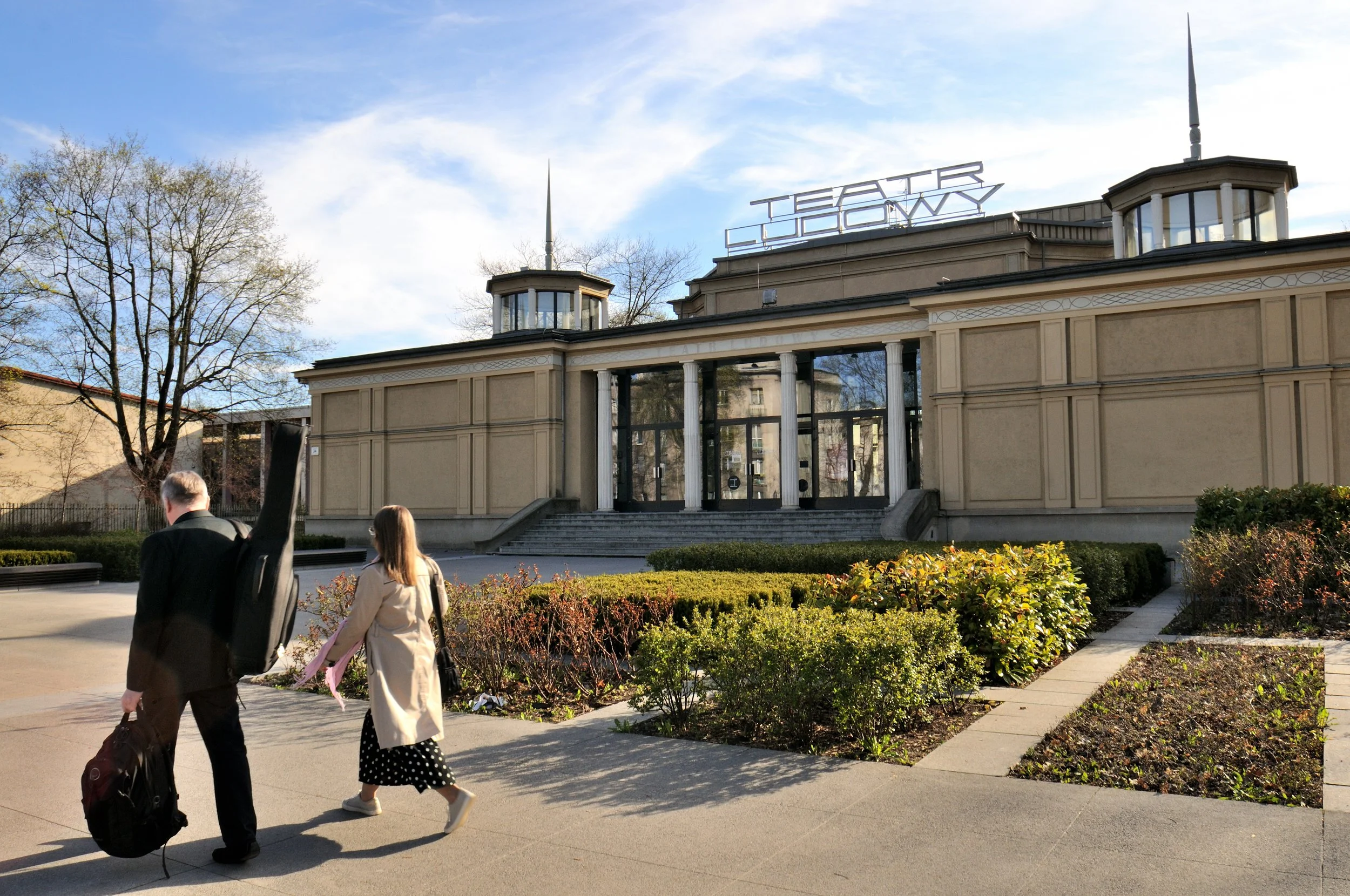 Quartiere di Nowa Huta, ex Huta Lenina: il celebre Teatr Ludowy, Teatro popolare, tuttora principale istituzione culturale del quartiere.