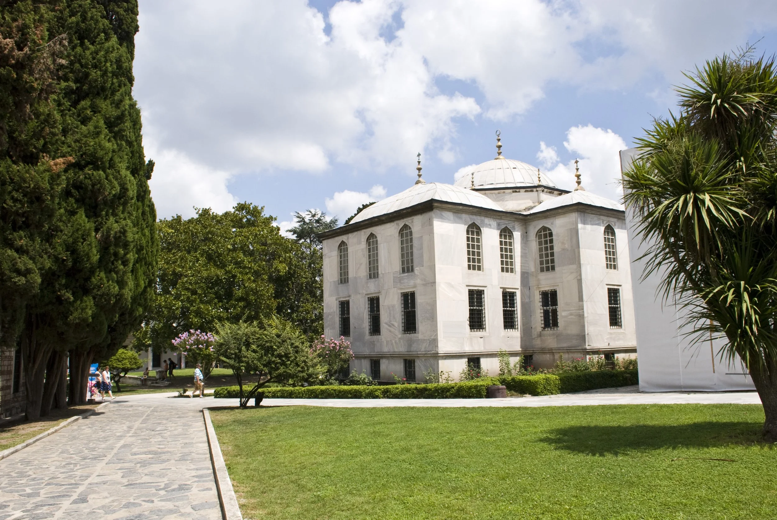 Istanbul - Palazzo di Topkapi: costruito dal 1459 per volontà del sultano Maometto II nell'area dove sorgeva il Gran Palazzo dell'imperatore bizantino.