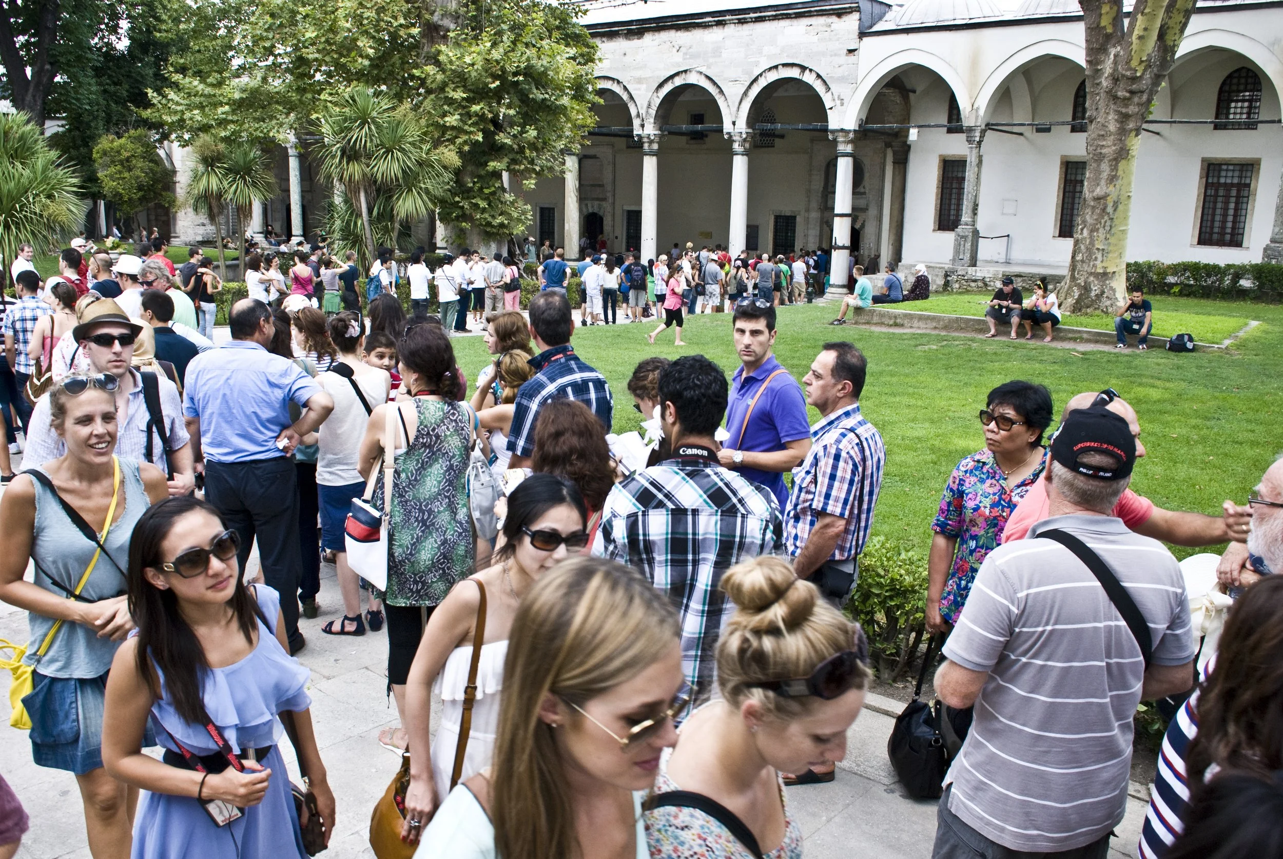 Istanbul - fila per l'ingresso nel Palazzo Topkapi