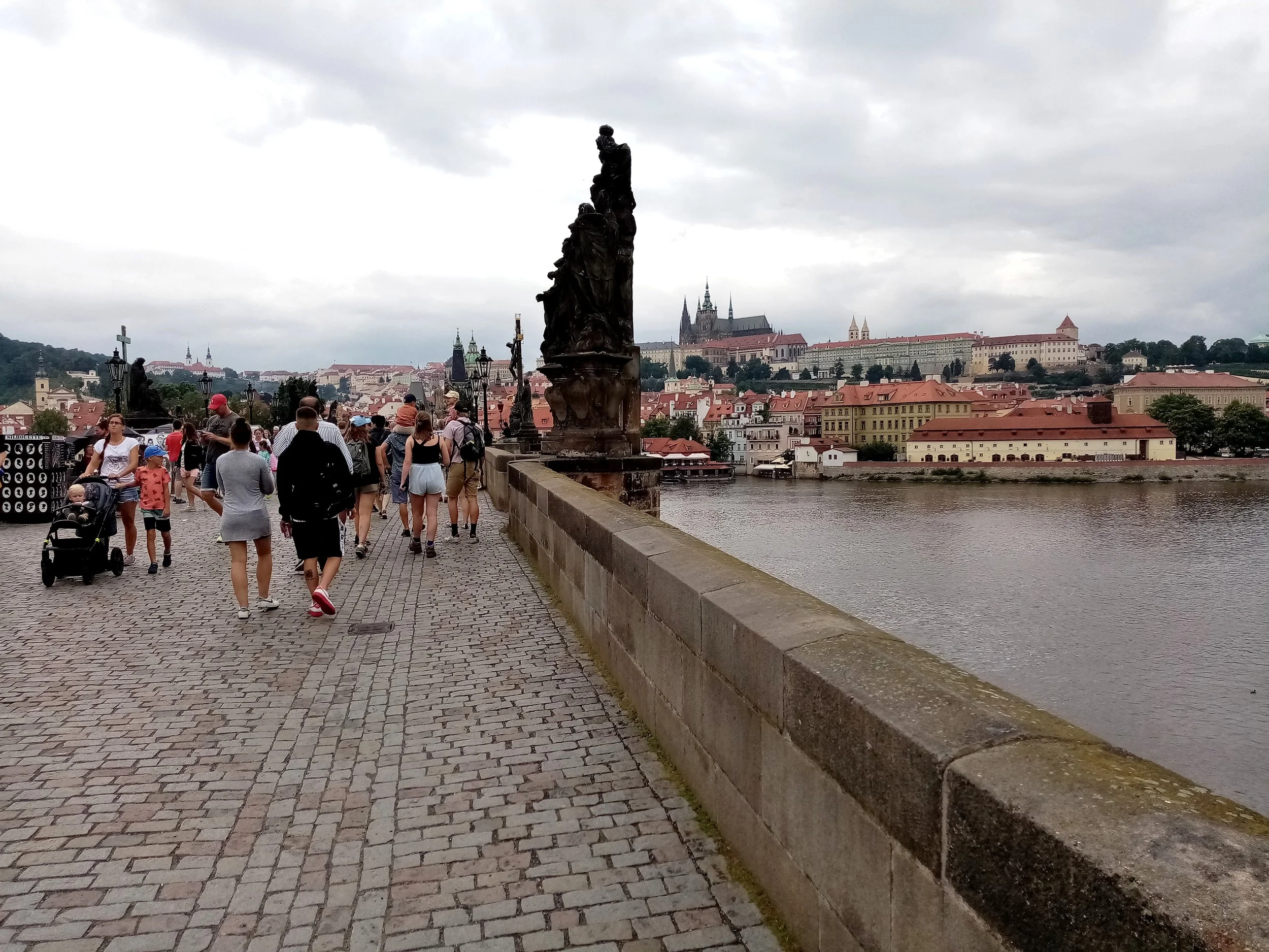 Praga - Ponte Carlo: collega la Città Vecchia al quartiere di Malá Strana.