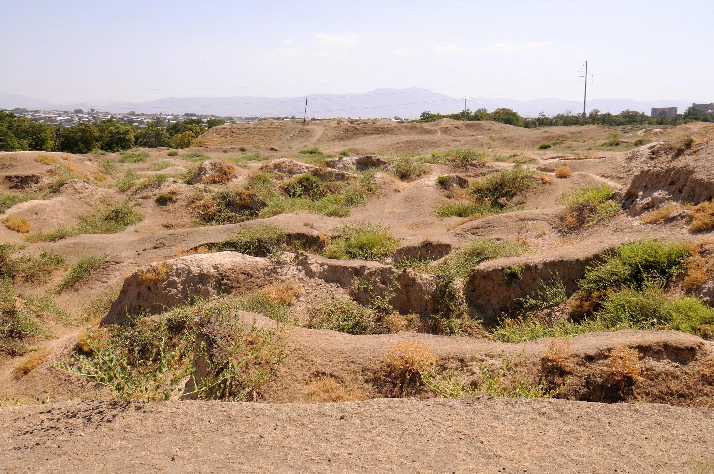 Samarcanda - sito di Afrasiab, il più antico nucleo della città risalente al VII secolo a.C.
