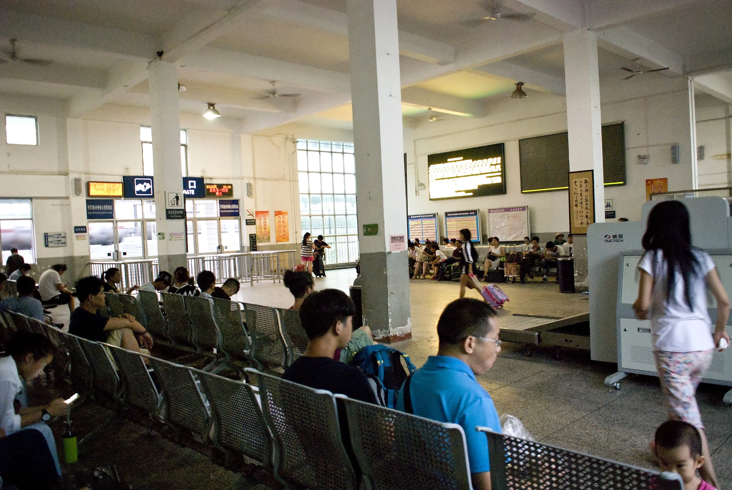 In attesa del treno per Chengdu