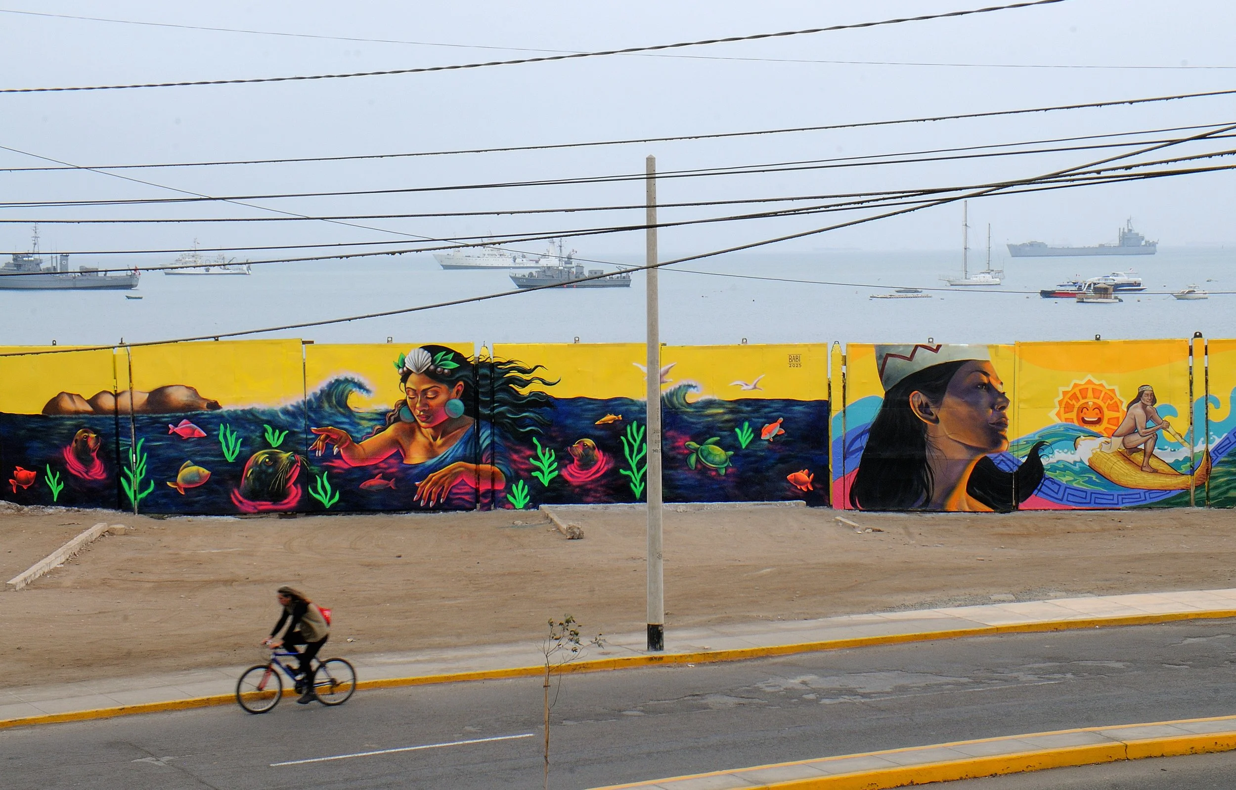 Lima - distretto del Callao, principale area portuale della città dove sorge la Fortezza del Real Felipe.