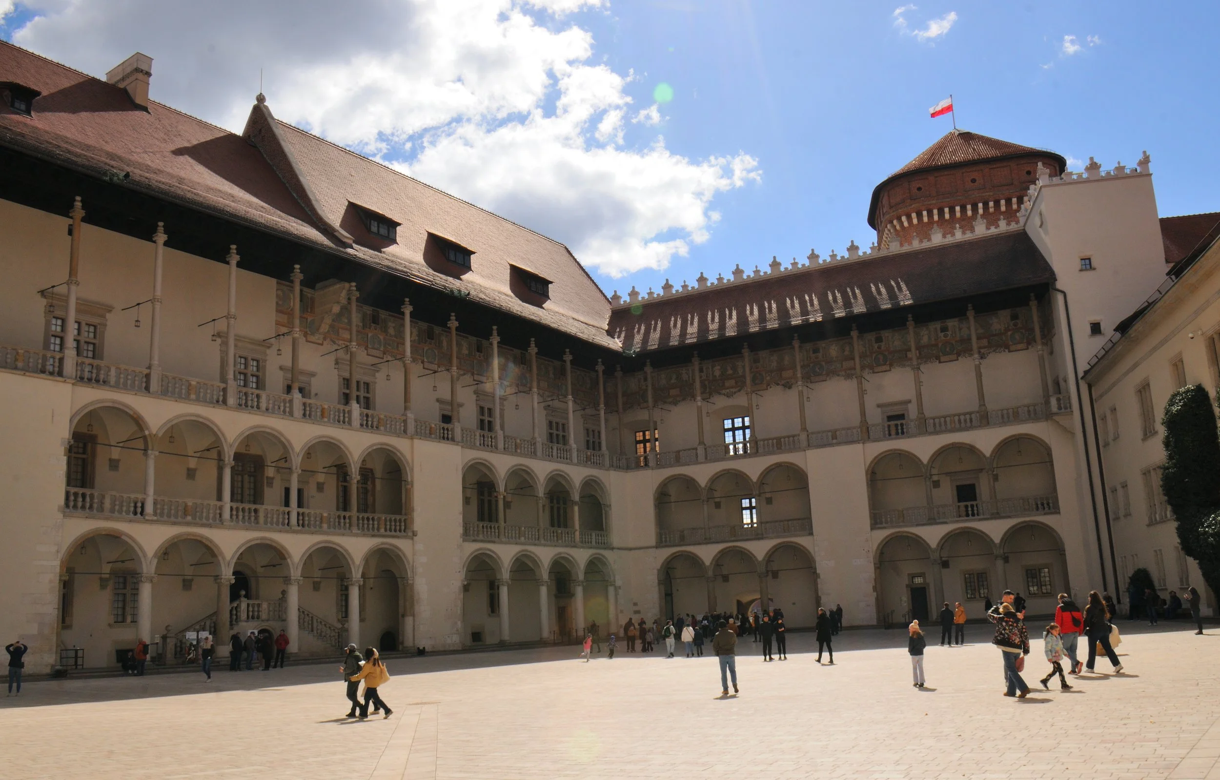 Castello del Wawel - cortile interno
