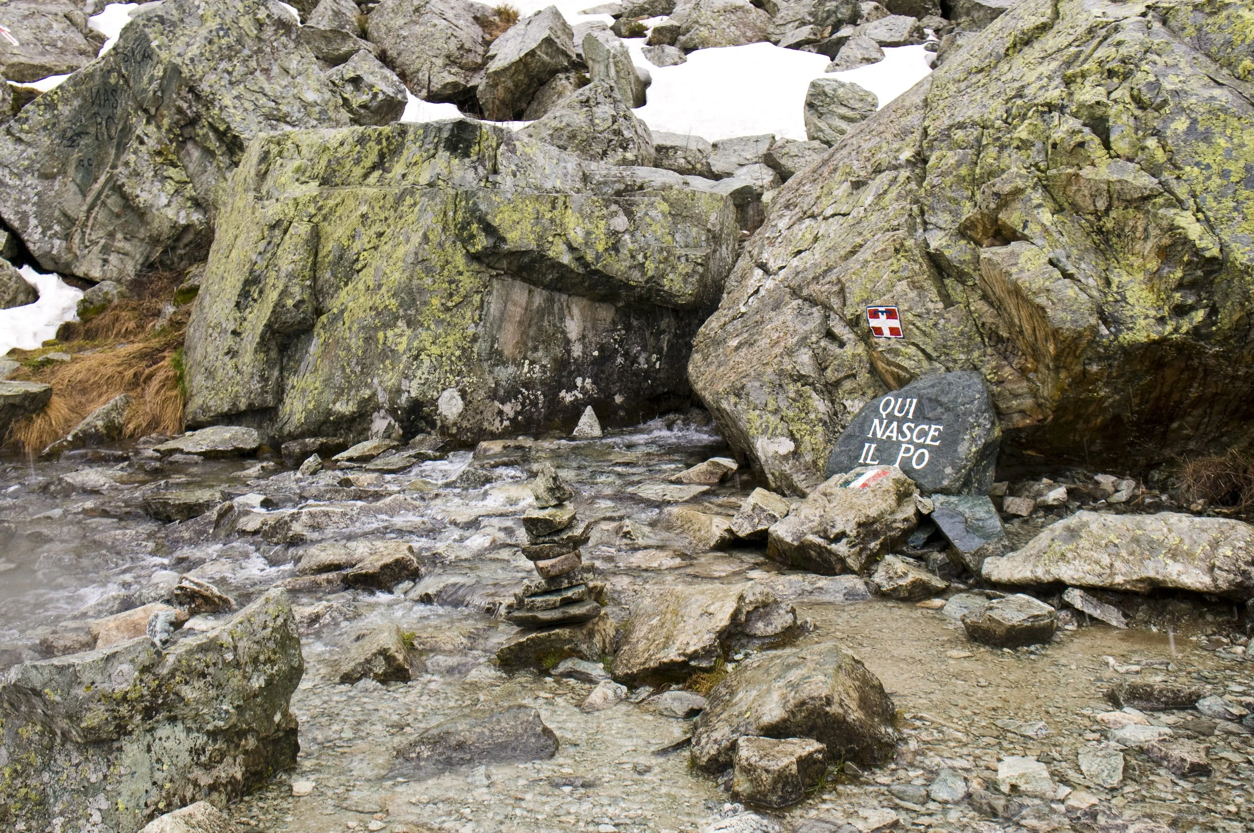 Pian del Re, sorgente del Po (2060 m)