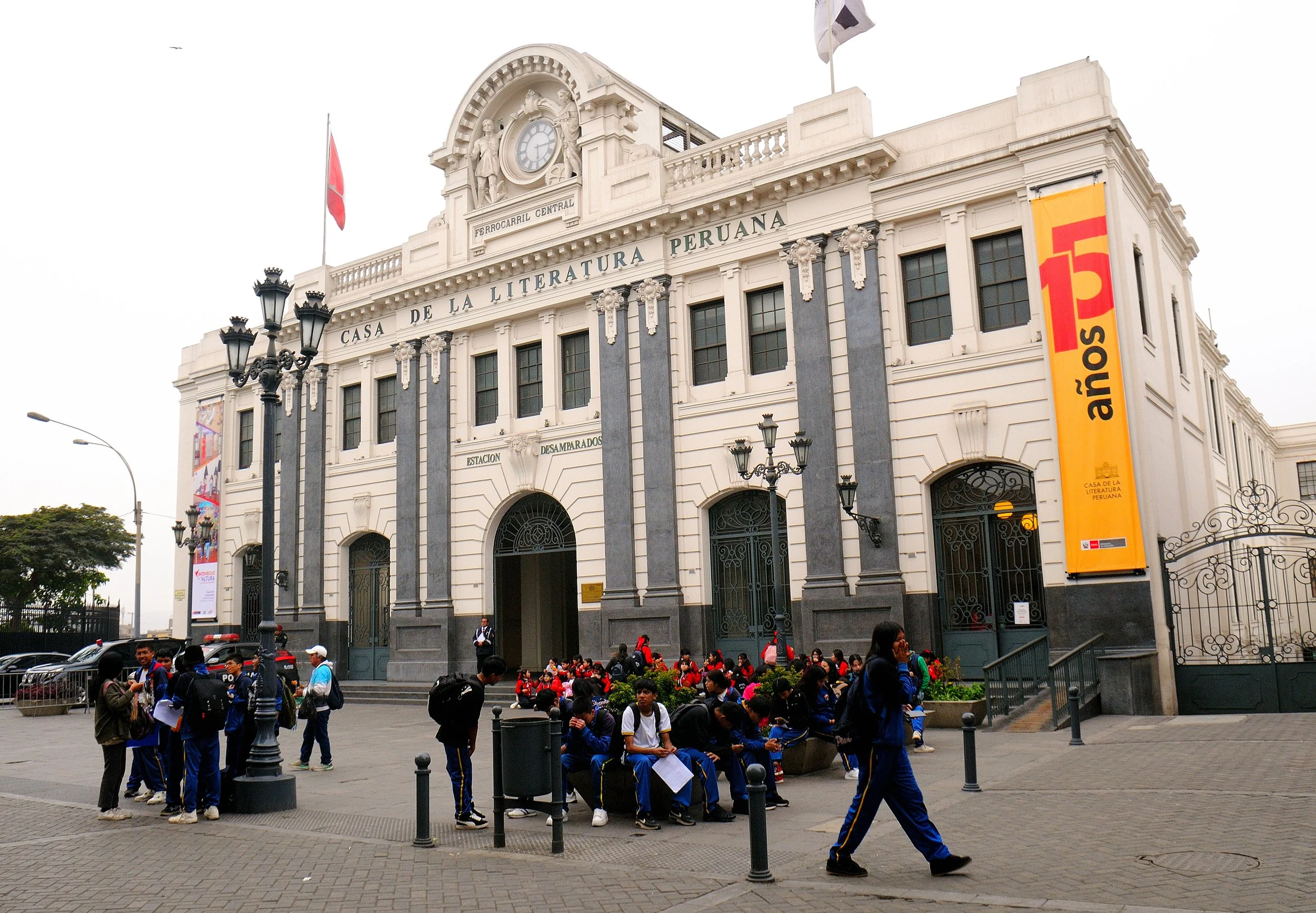 Lima - Casa della Letteratura Peruviana nella ex sede della Stazione Centrale