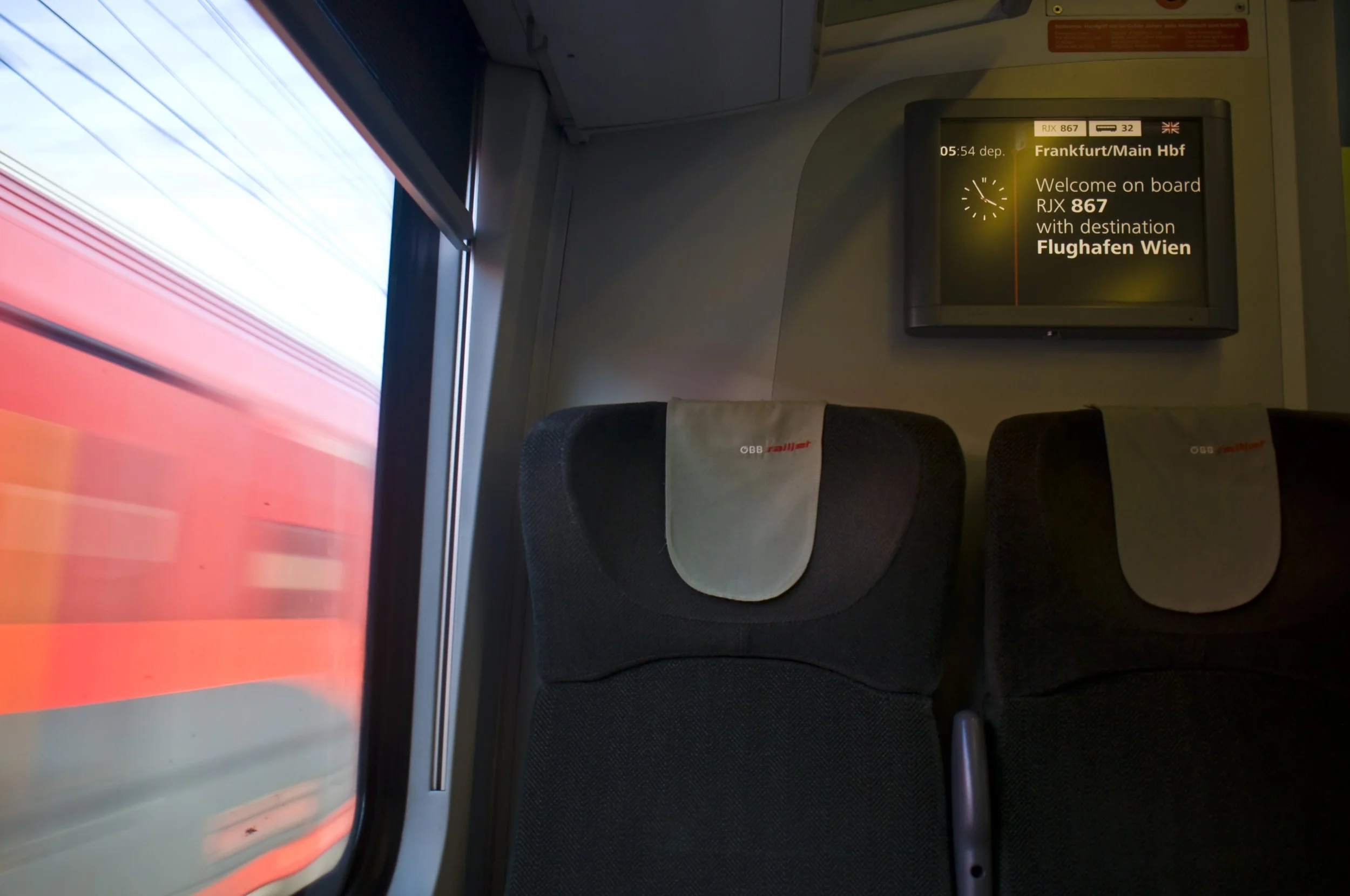 Sul treno per Vienna