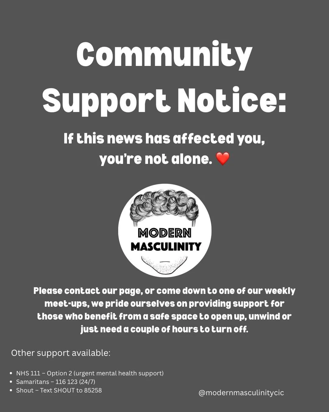 ❤️ Community Support Notice ❤️

We are deeply saddened by the news that the missing student from the University of Lincoln was found on 13.01.26.

Our heartfelt condolences go out to their family, friends, and everyone across the university and wider