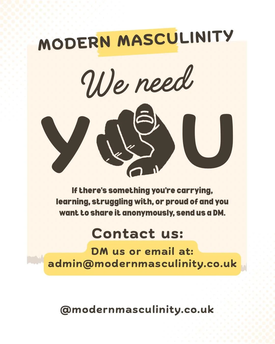 🗣️ Community Quote 🗣️

We&rsquo;re opening up our DMs for community quotes.

Nothing fancy. Just real words from real men.

If there&rsquo;s something on your mind, something you&rsquo;re learning, or something you wish you&rsquo;d heard sooner, se