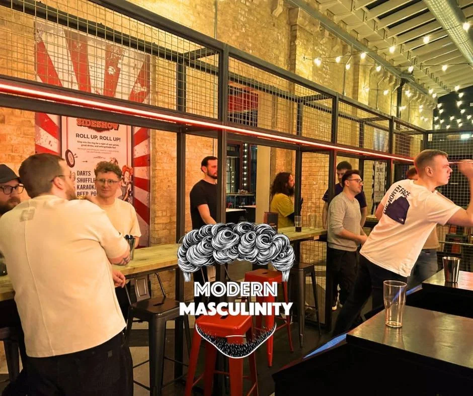 This is what Modern Masculinity looks like in real life 👊
Lads showing up. Laughing. Talking. Connecting. Competing (a bit). Supporting each other (a lot).

MM isn&rsquo;t therapy.
It isn&rsquo;t a lecture.
It&rsquo;s a community &mdash; and it&rsqu