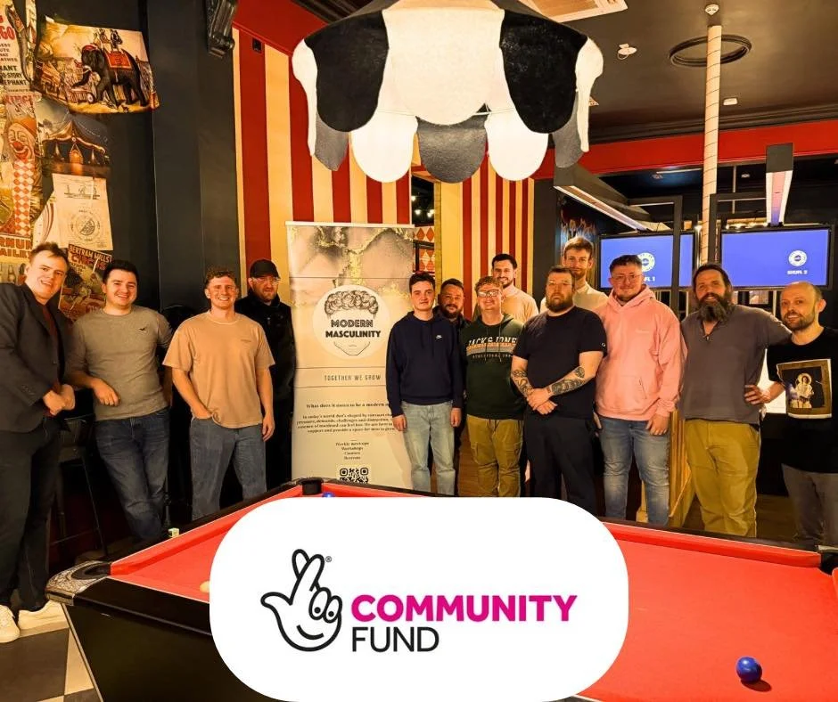 🎉 We&rsquo;ve got some exciting news&hellip;

Modern Masculinity is now officially funded by the National Lottery Community Fund.

This means that for the next two years, we&rsquo;ve secured funding that will help us take the group to the next level