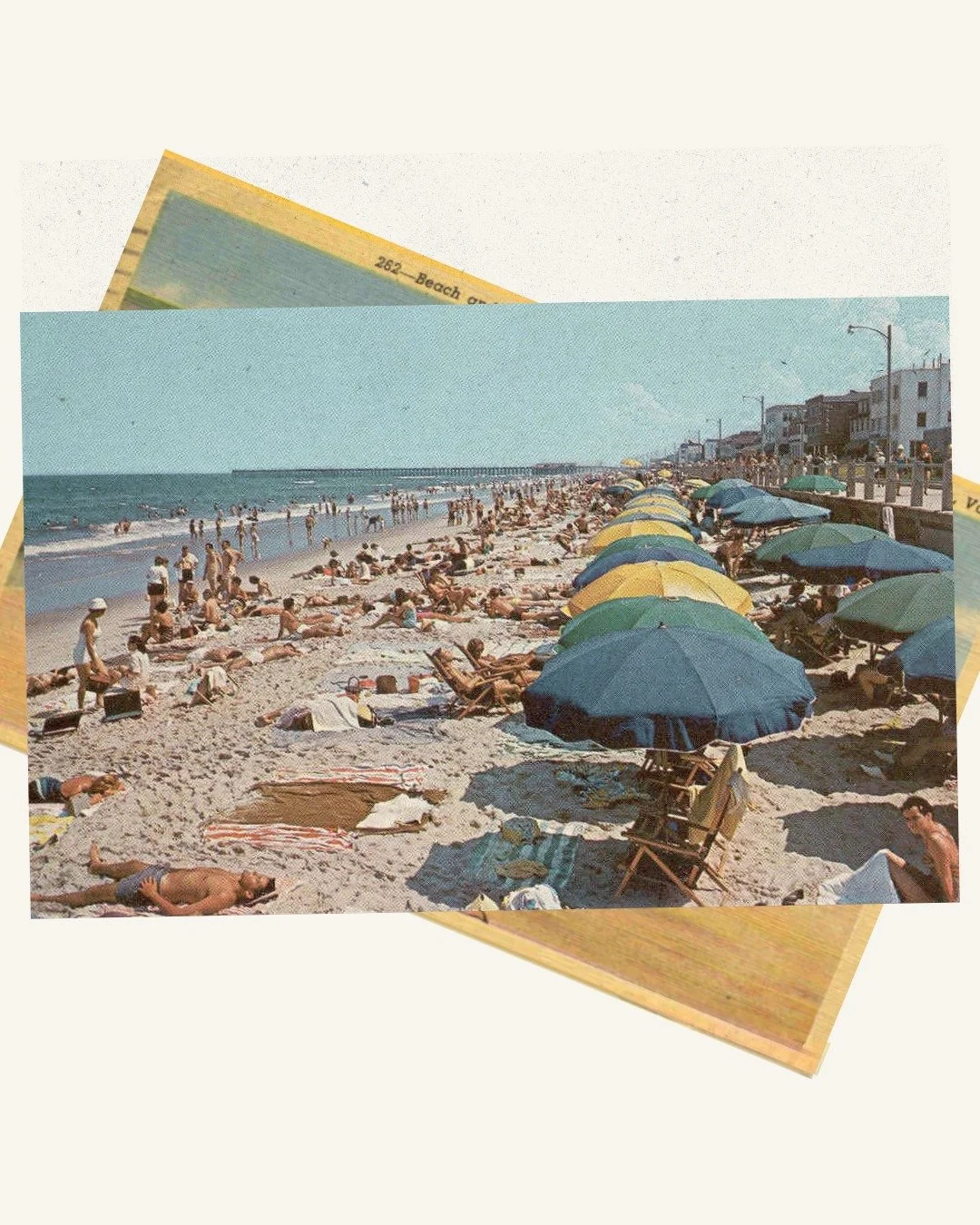 Where the waves and sunshine have always been something to write home about. 

Postcards from the @vbplibrary archives.