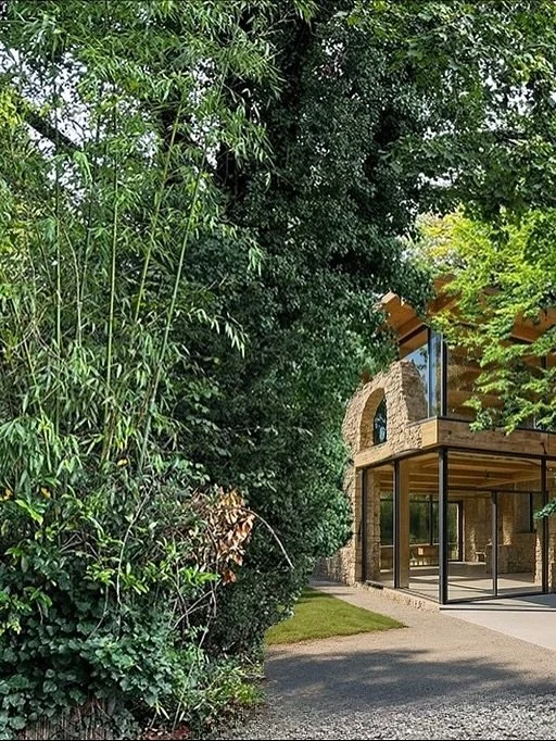 🌿 Redonner vie au patrimoine.
📍 Domaine Picot, Genève.
Vestiges des dépendances de la campagne Picot (construites vers 1809, détruites dans un incendie en 1993), réinterprétés comme pavillon culturel : un