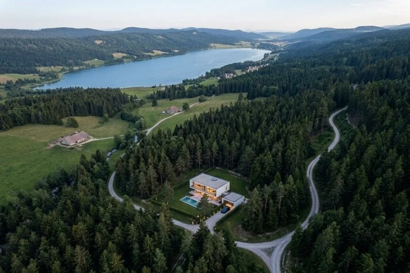 Private Residence 📍 Vall&eacute;e de Joux

Villa individuelle contemporaine situ&eacute;e dans un environnement forestier au c&oelig;ur de la Vall&eacute;e de Joux.

Le projet comprend un espace de vie ouvert avec cuisine, salle &agrave; manger et s