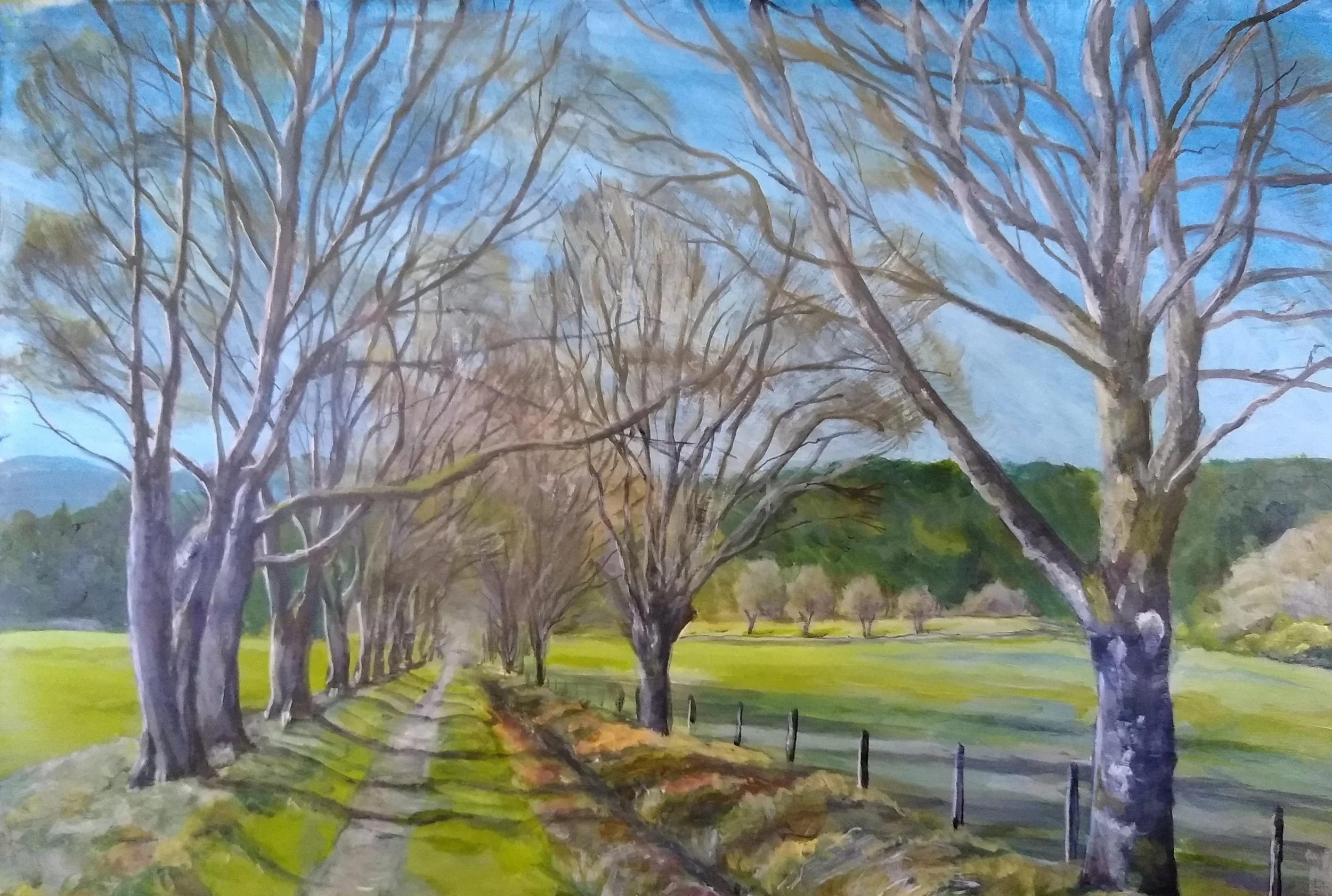 [T06] Tinkers Trail No.2, Carradale (Media: Acrylic, Surface: Paper 29.7x42.0 cm) Original £80