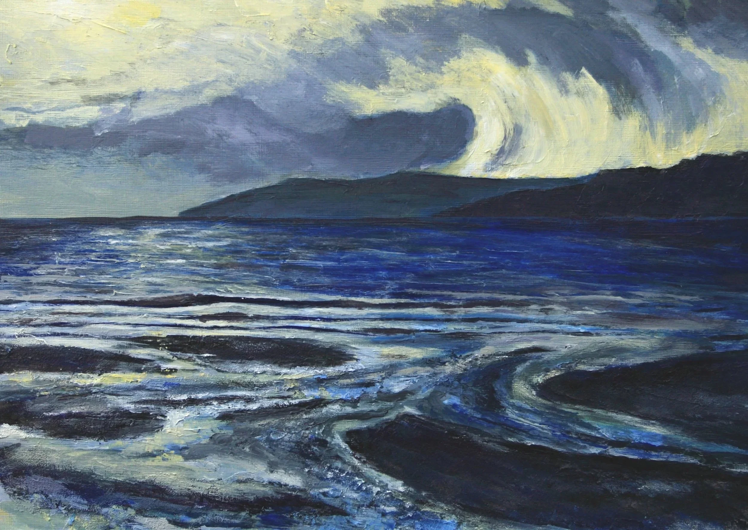 [C29] Carradale Bay (Media: Acrylic, Surface: Paper 29.7x42.0 cm) £70