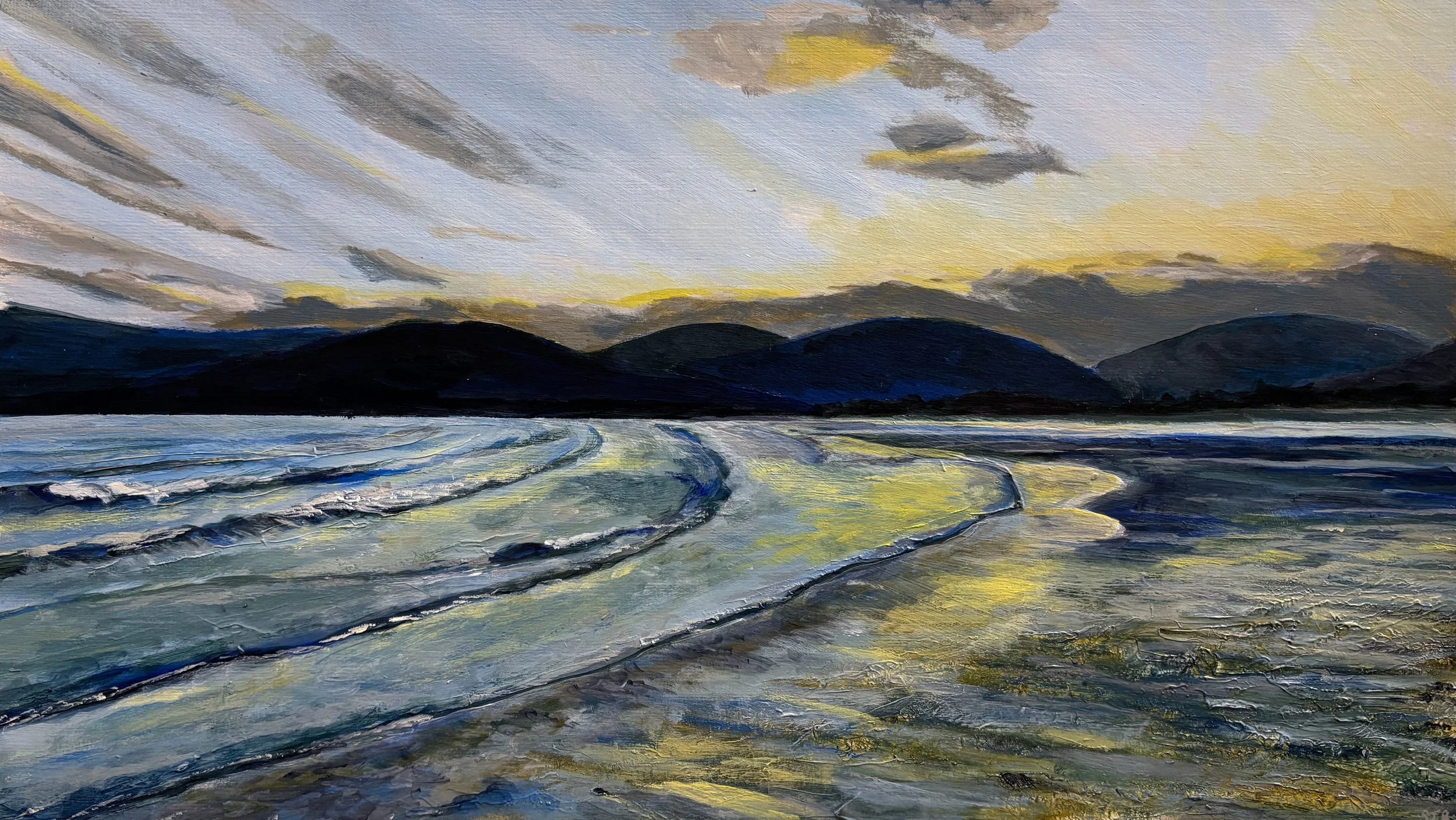 Carradale Bay April Sunset