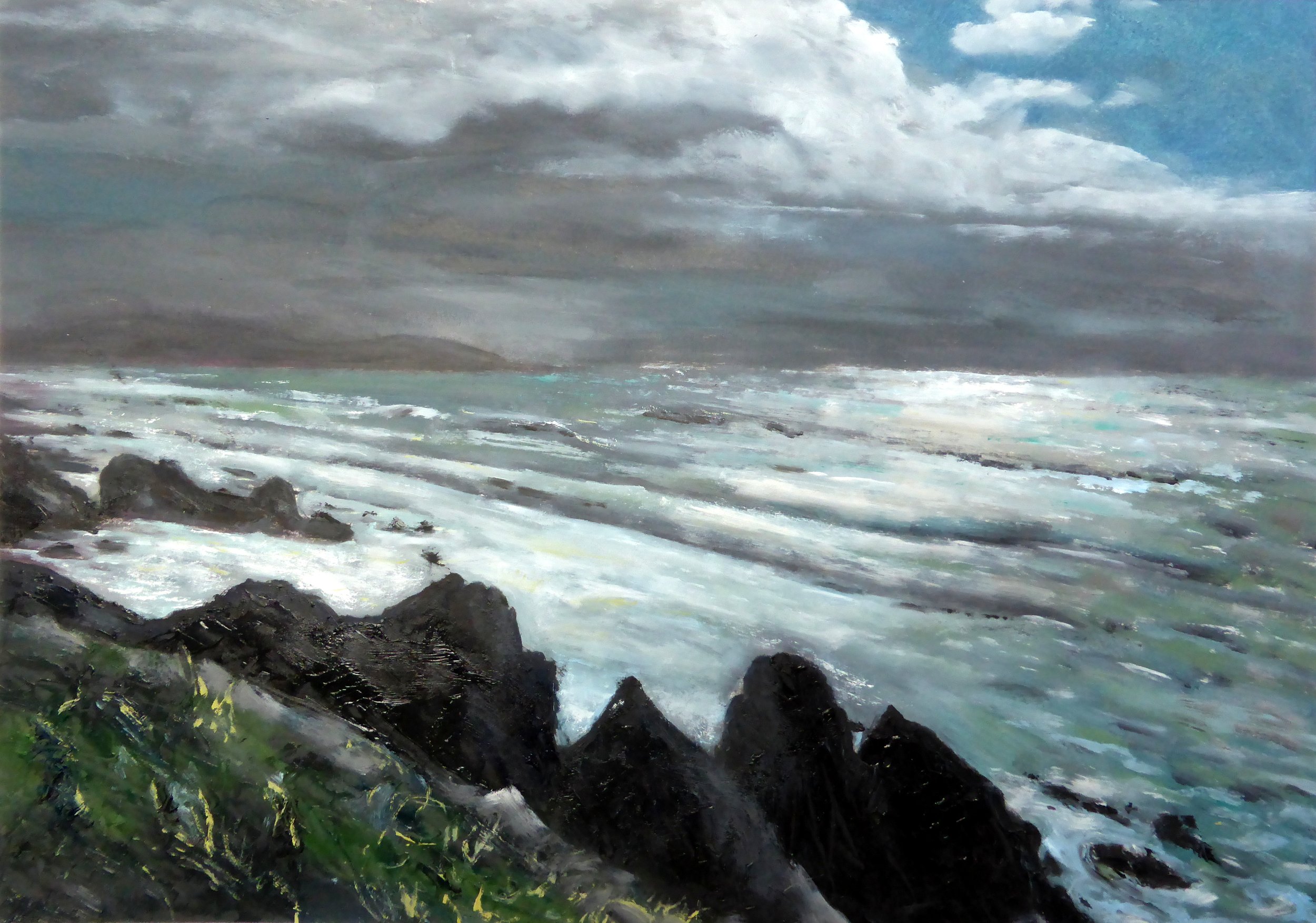 [S11] Westport 05, Campbeltown (Media: Oil, Surface: Paper 29.7x42.0 cm) £80