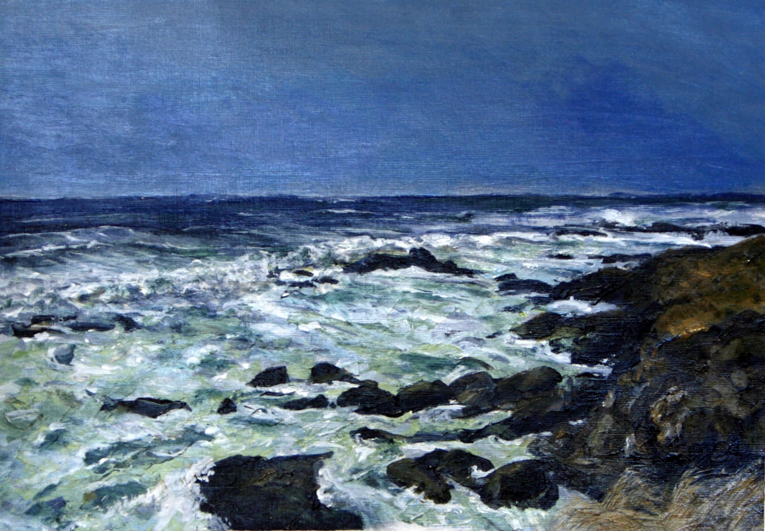 [S01] Westport 01, Campbeltown (Media: Acrylic, Surface: Paper 29.7x42.0 cm) 🔴 Sold
