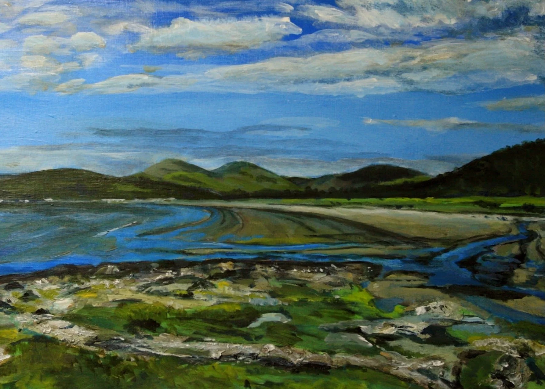 [C27] Carradale Bay (Media: Acrylic, Surface: Paper 29.7x42.0 cm) £70