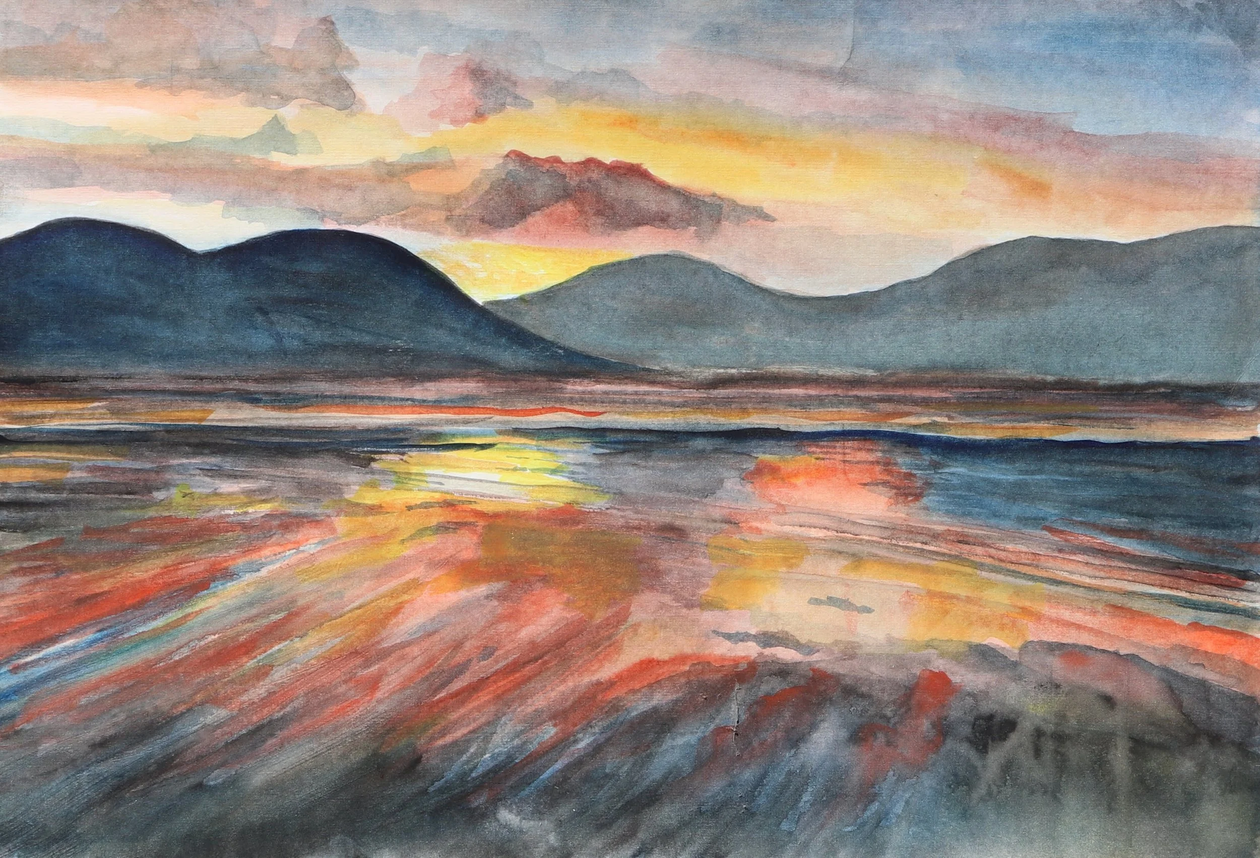 [C07] Carradale Bay (Media: Water Colour, Surface: Paper 29.7x42.0 cm) £70