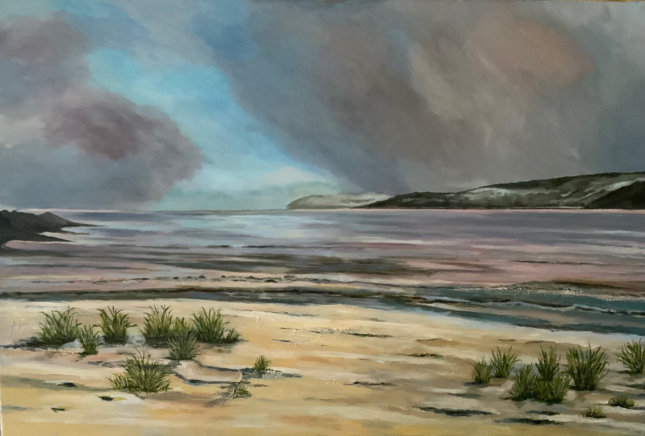 [C15] Carradale Bay (Media: Acrylic, Surface: Canvas H18" W24") 🔴 Sold
