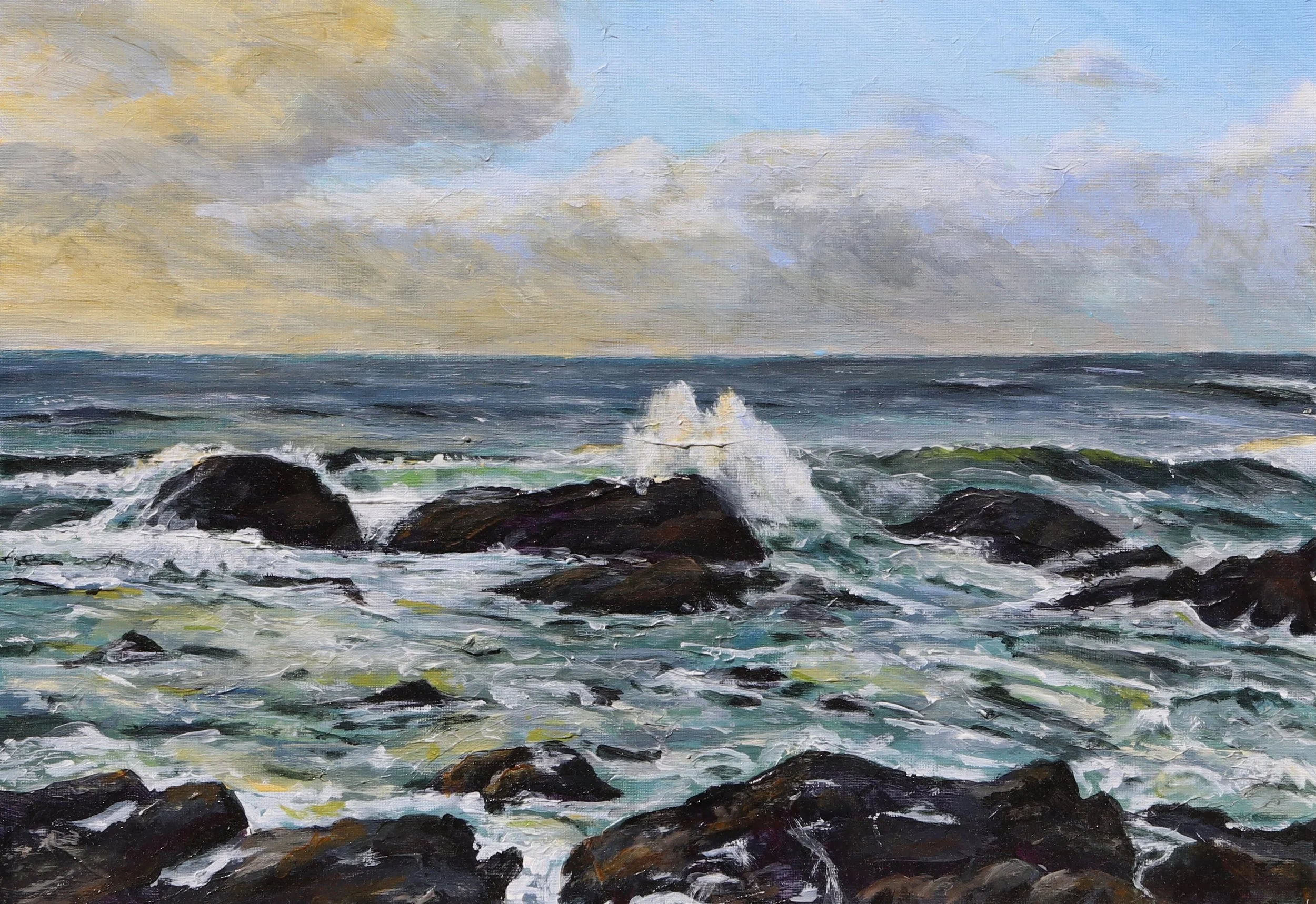 [S03] Westport 02, Campbeltown (Media: Acrylic, Surface: Paper 29.7x42.0 cm) £80