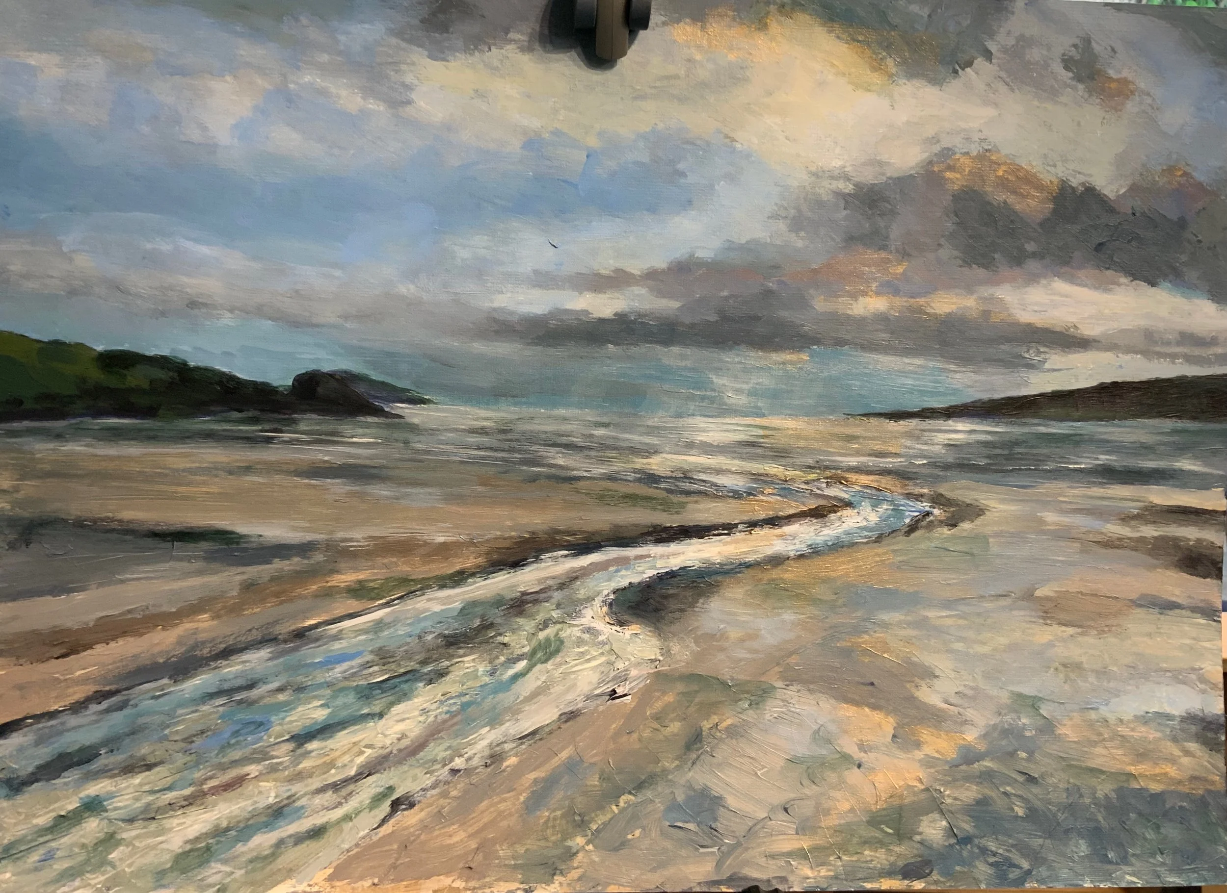 [C12] Carradale Bay (Media: Acrylic, Surface: Paper 29.7x42.0 cm) £70