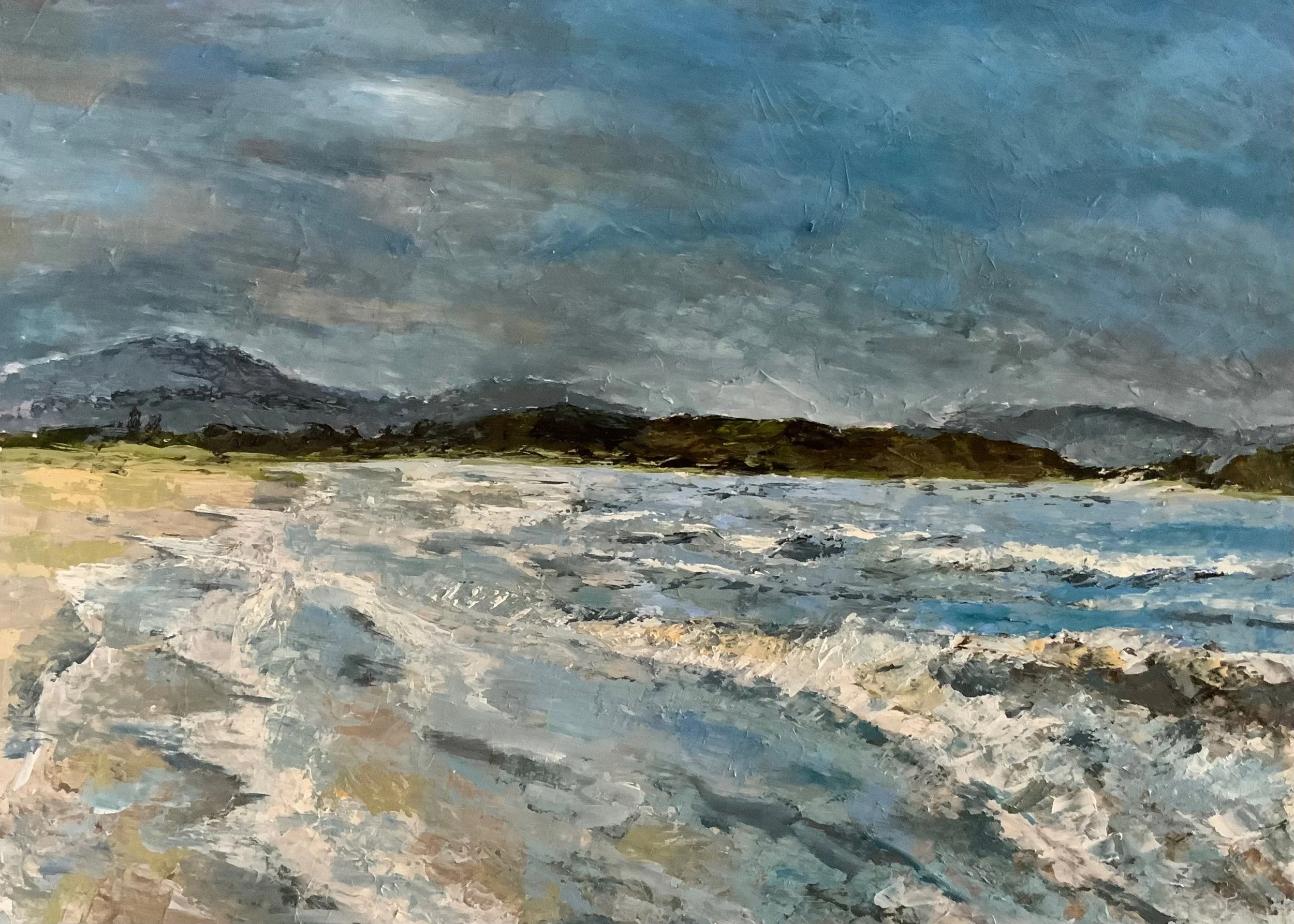 [C13] Carradale Bay (Media: Acrylic, Surface: Paper A3) 🔴 Sold
