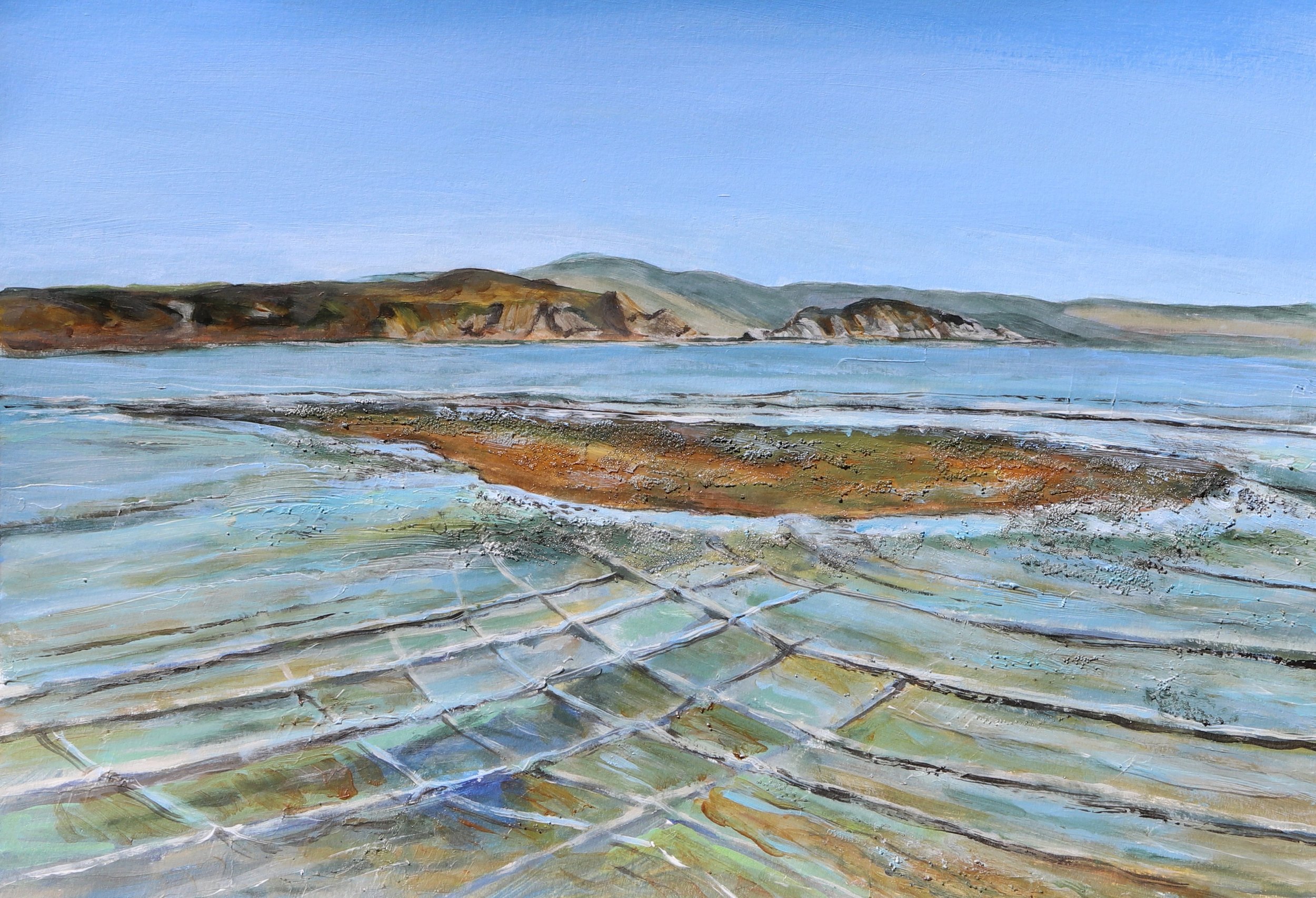 [C09] Carradale Bay (Media: Acrylic, Surface: Paper 29.7x42.0 cm) £70