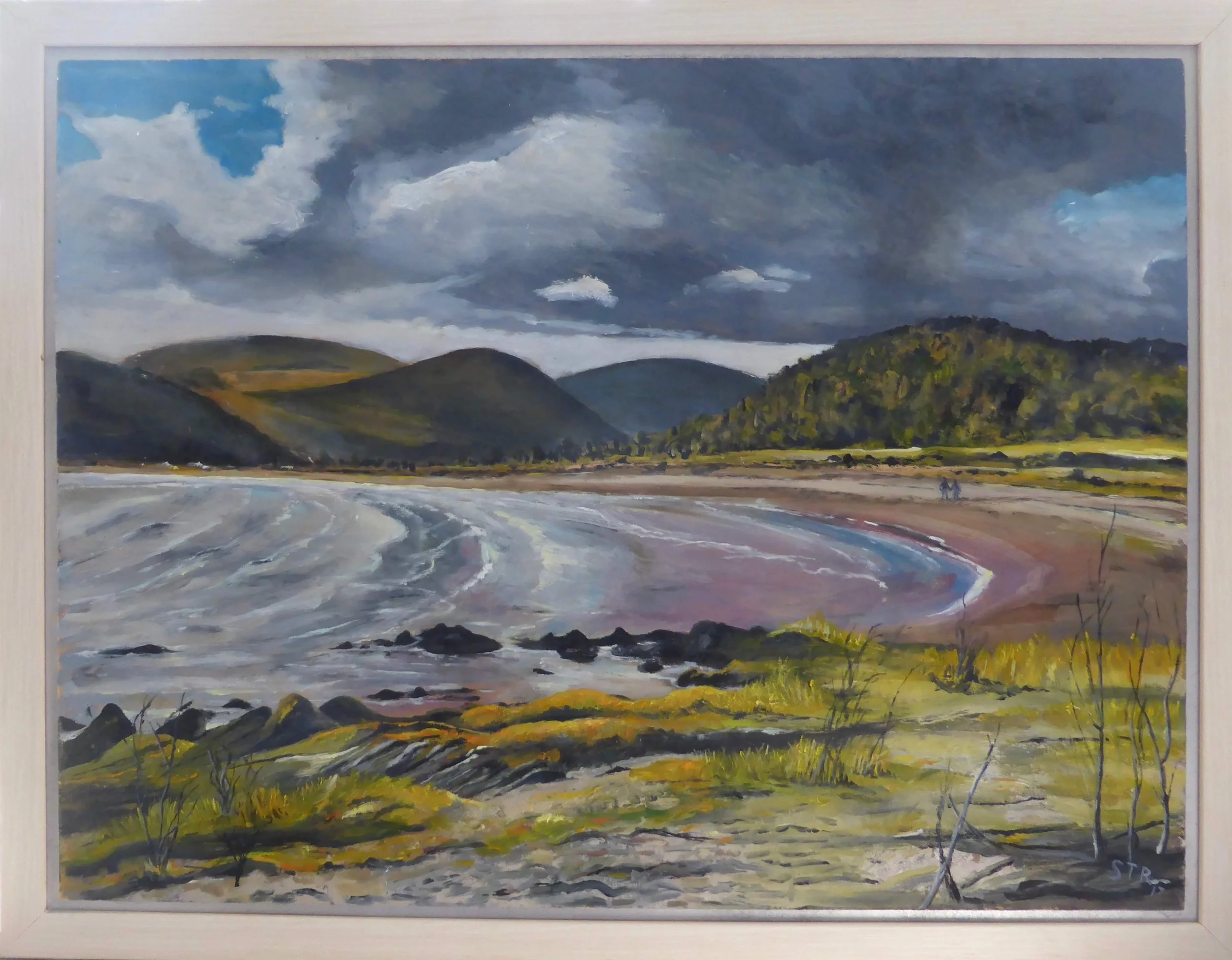 [C20] Carradale Bay (Media: Acrylic, Surface: Paper A3) 🔴 Sold