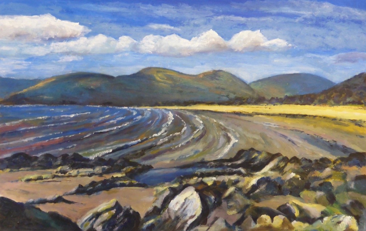 [C21] Carradale Bay (Media: Acrylic, Surface: Paper 29.7x42.0 cm) £70