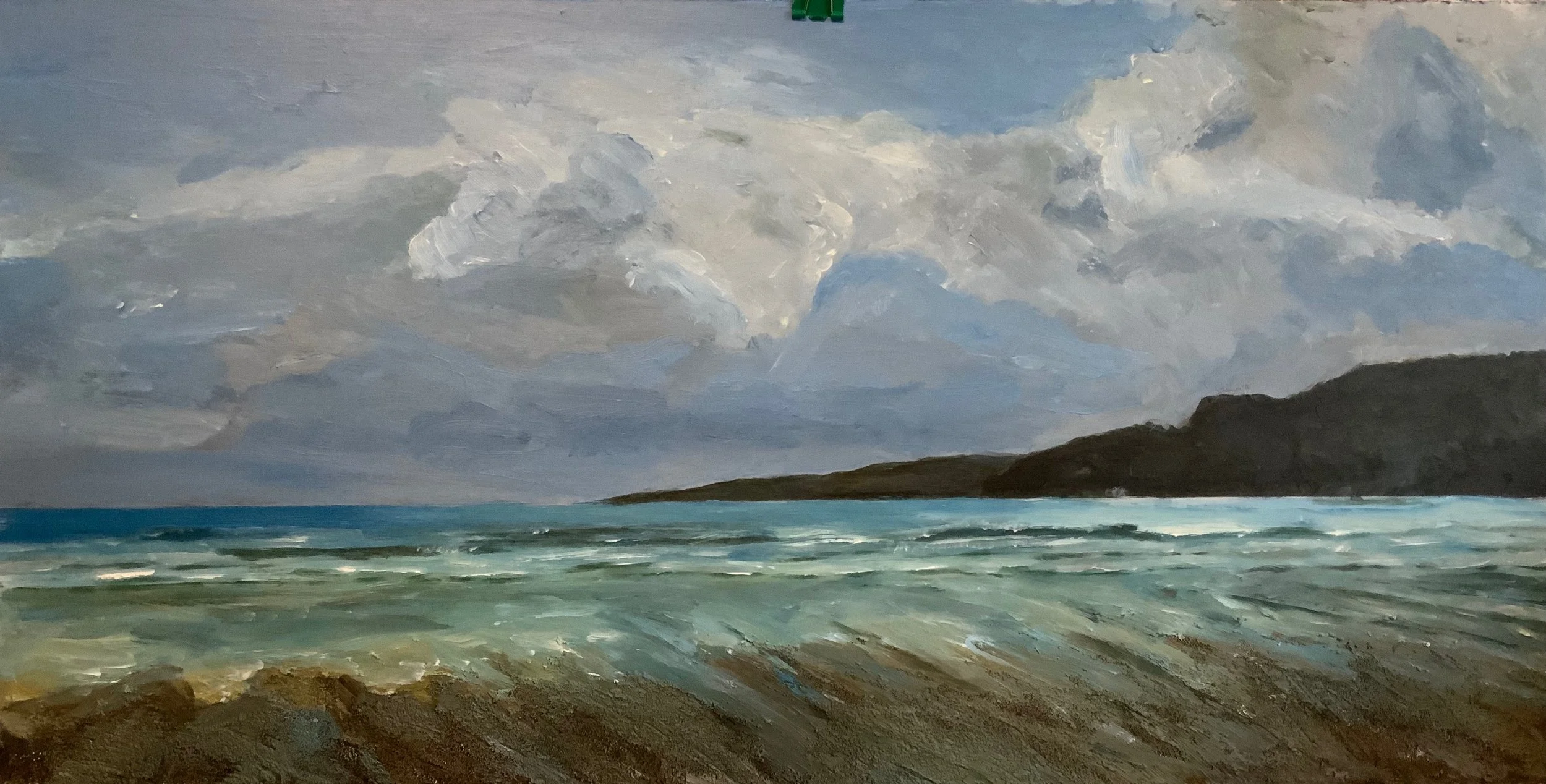 [C18] Carradale Bay (Media: Acrylic, Surface: Paper 29.7x42.0 cm) £70