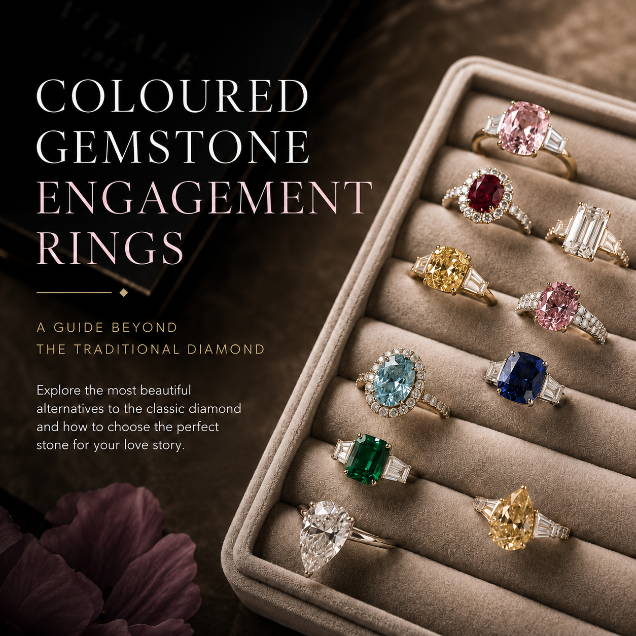 Coloured Gemstone Engagement Rings: Beyond the Diamond