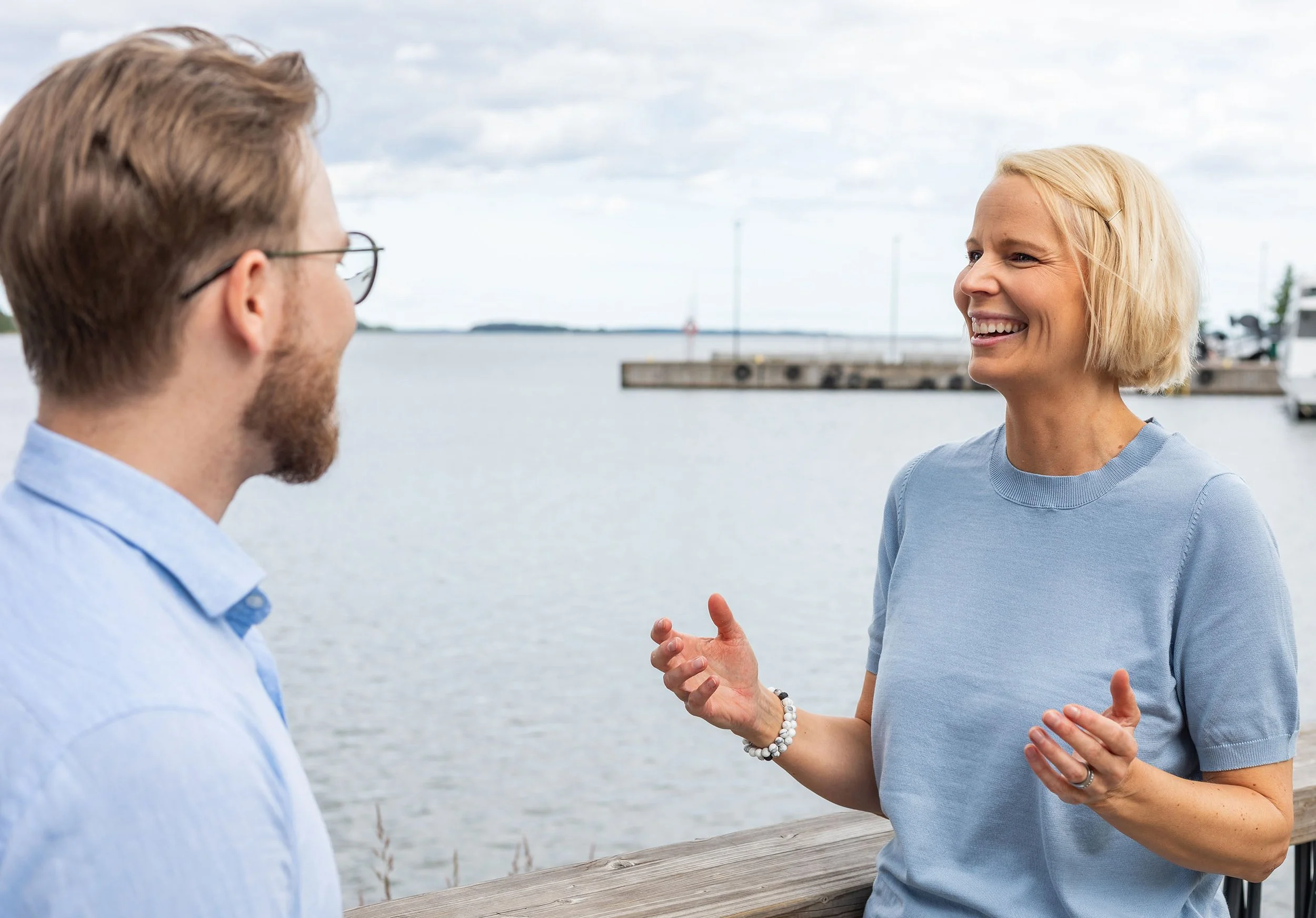 Valmentajat Susanna ja Sami