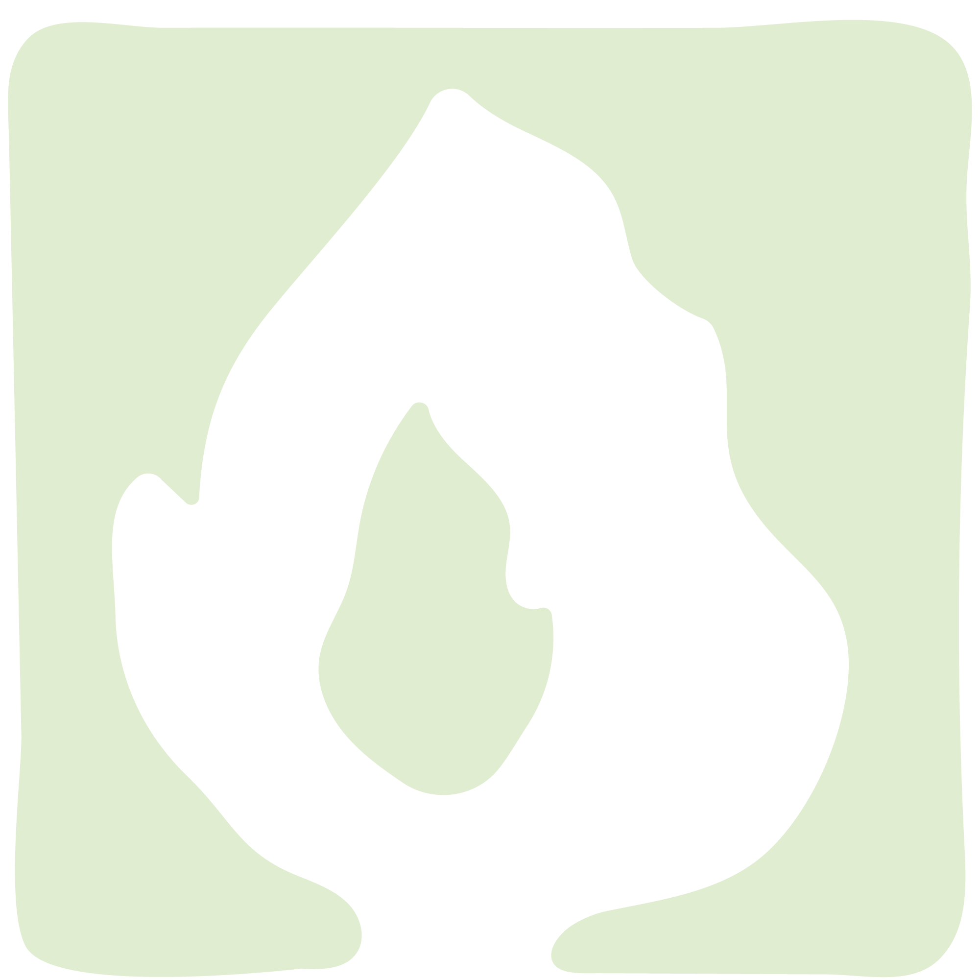 Harmoniamaan tuli symboli, sisäinen liekki